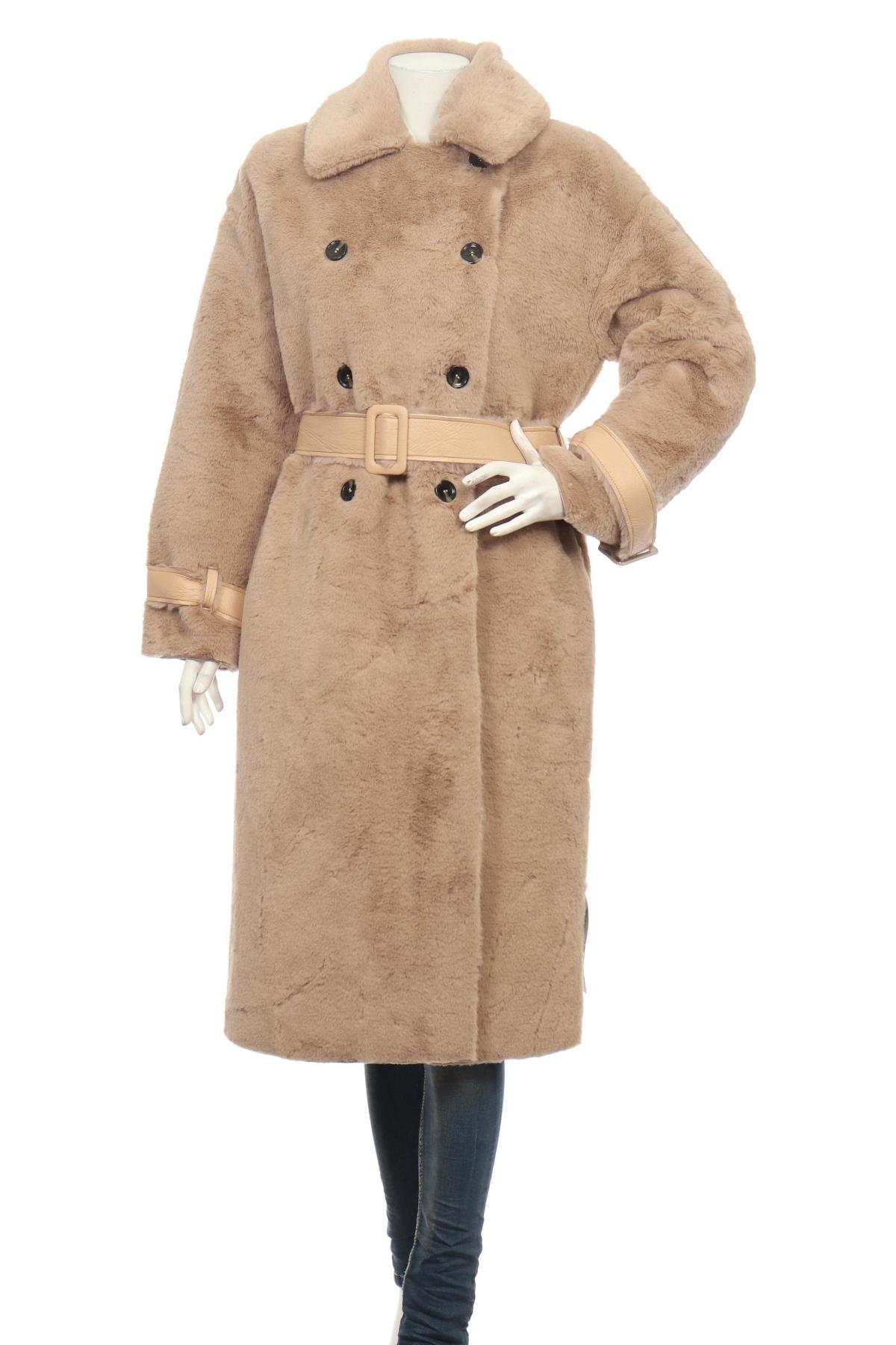 Палто с косъм TOPSHOP1