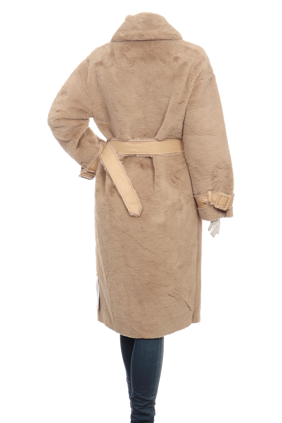 Палто с косъм TOPSHOP2