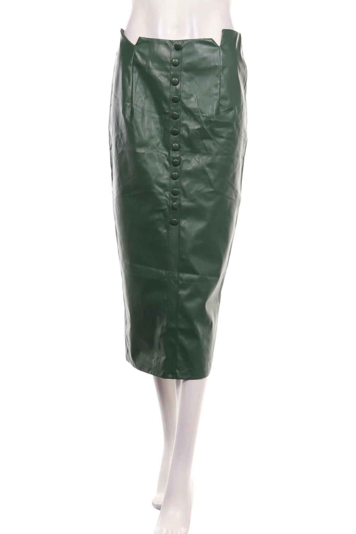 Кожена пола SHEIN1