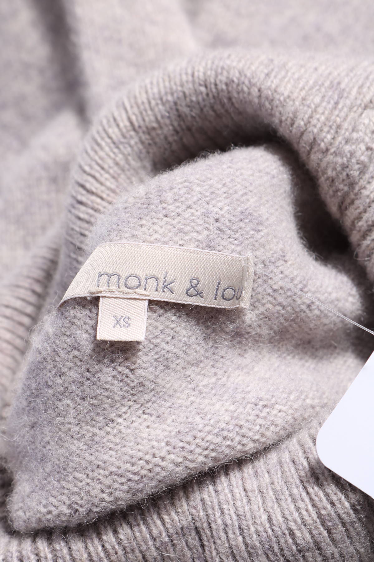 Пуловер с поло яка MONK & LOU3