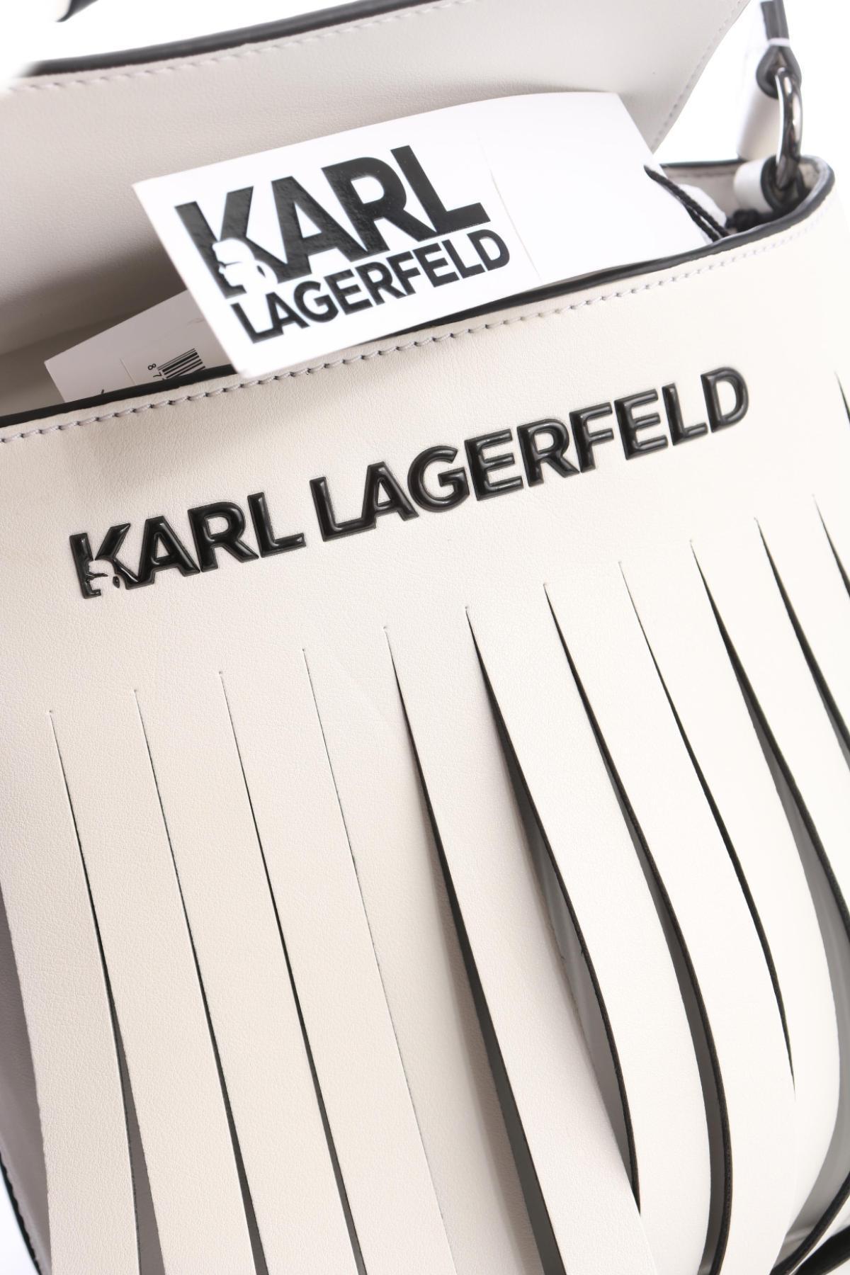 Кожена чанта KARL LAGERFELD4