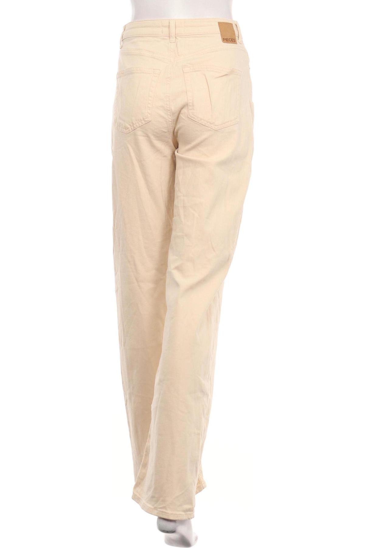 Дънки с висока талия PIECES2