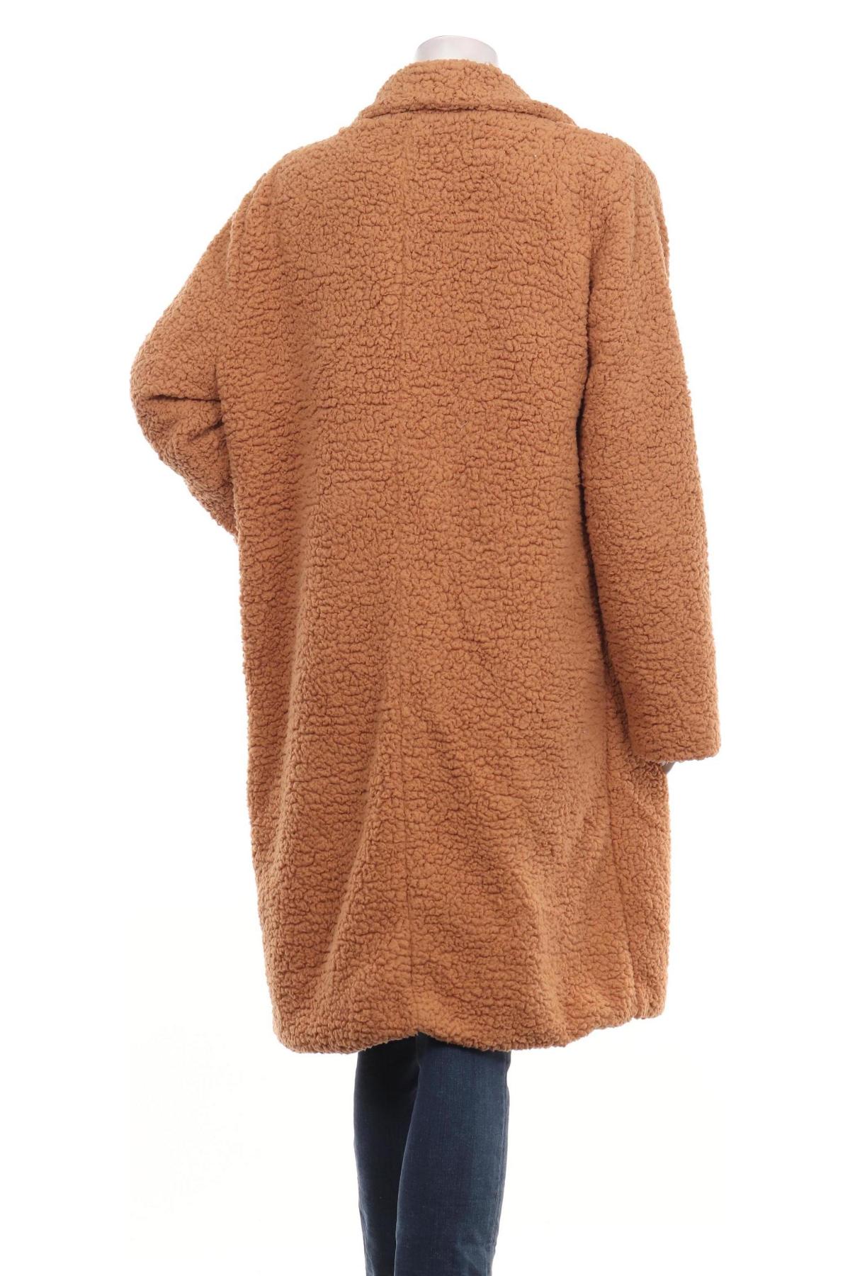 Палто с косъм NO NAME2