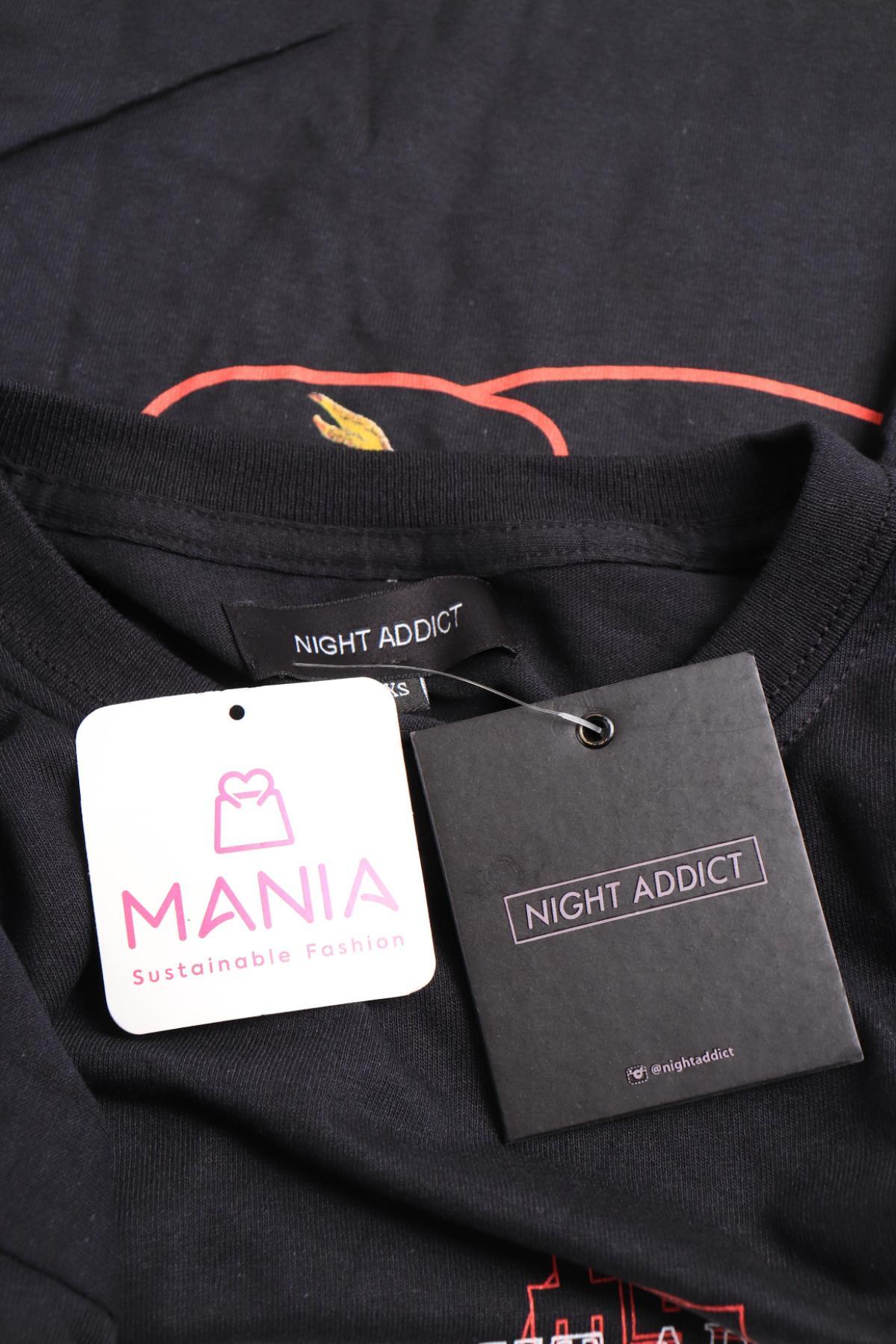 Тениска с щампа NIGHT ADDICT3