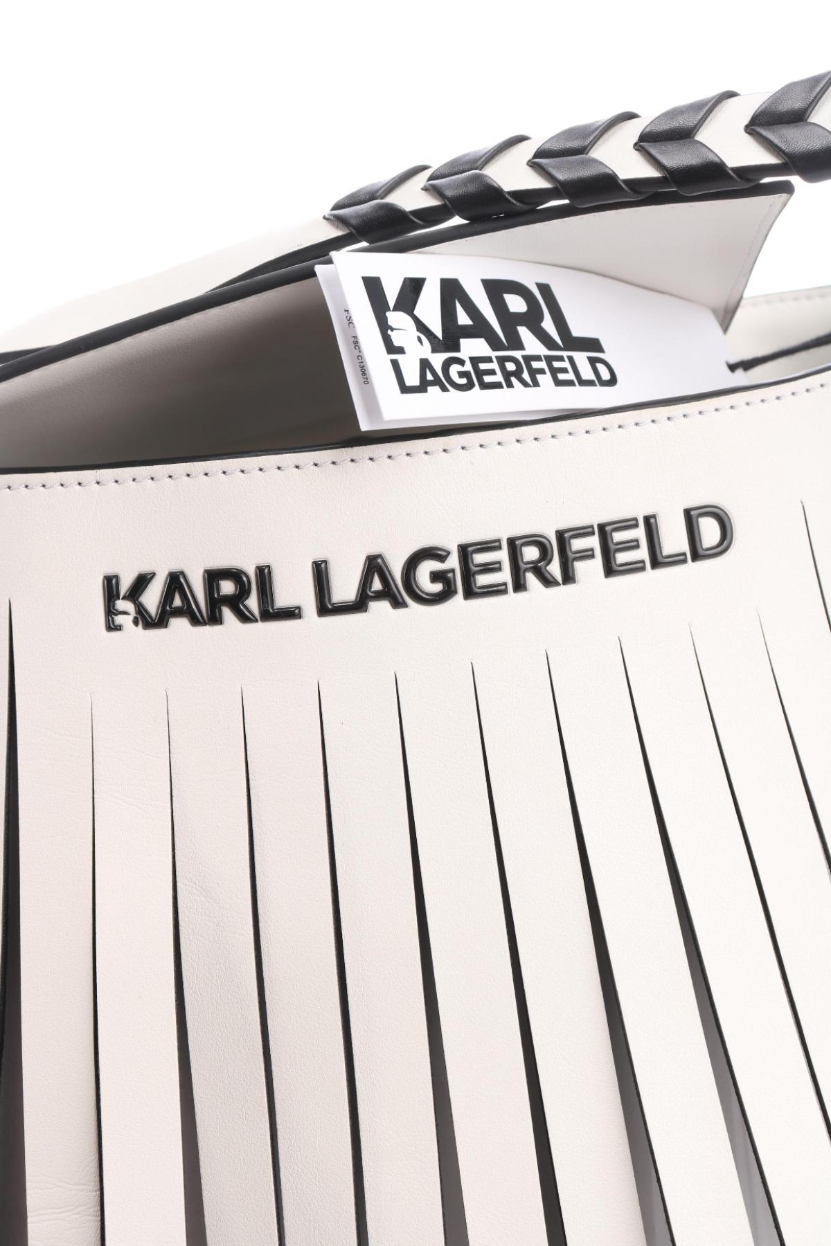 Кожена чанта KARL LAGERFELD4
