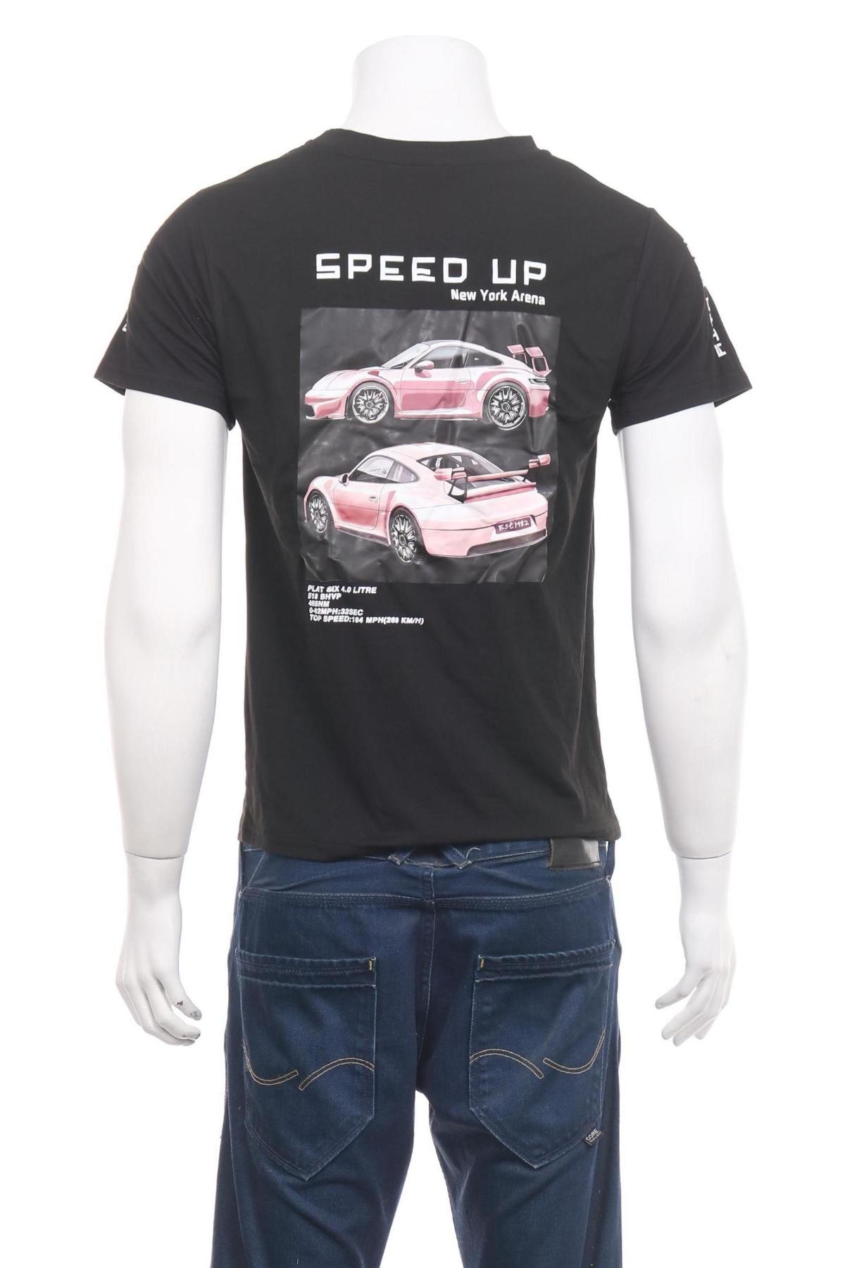 Тениска с щампа SHEIN2