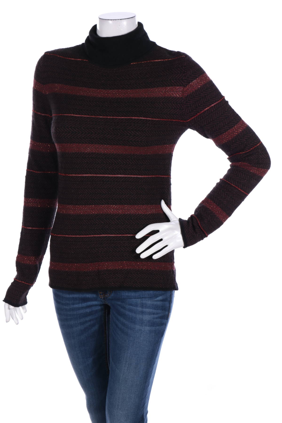 Пуловер с поло яка COMMA,1