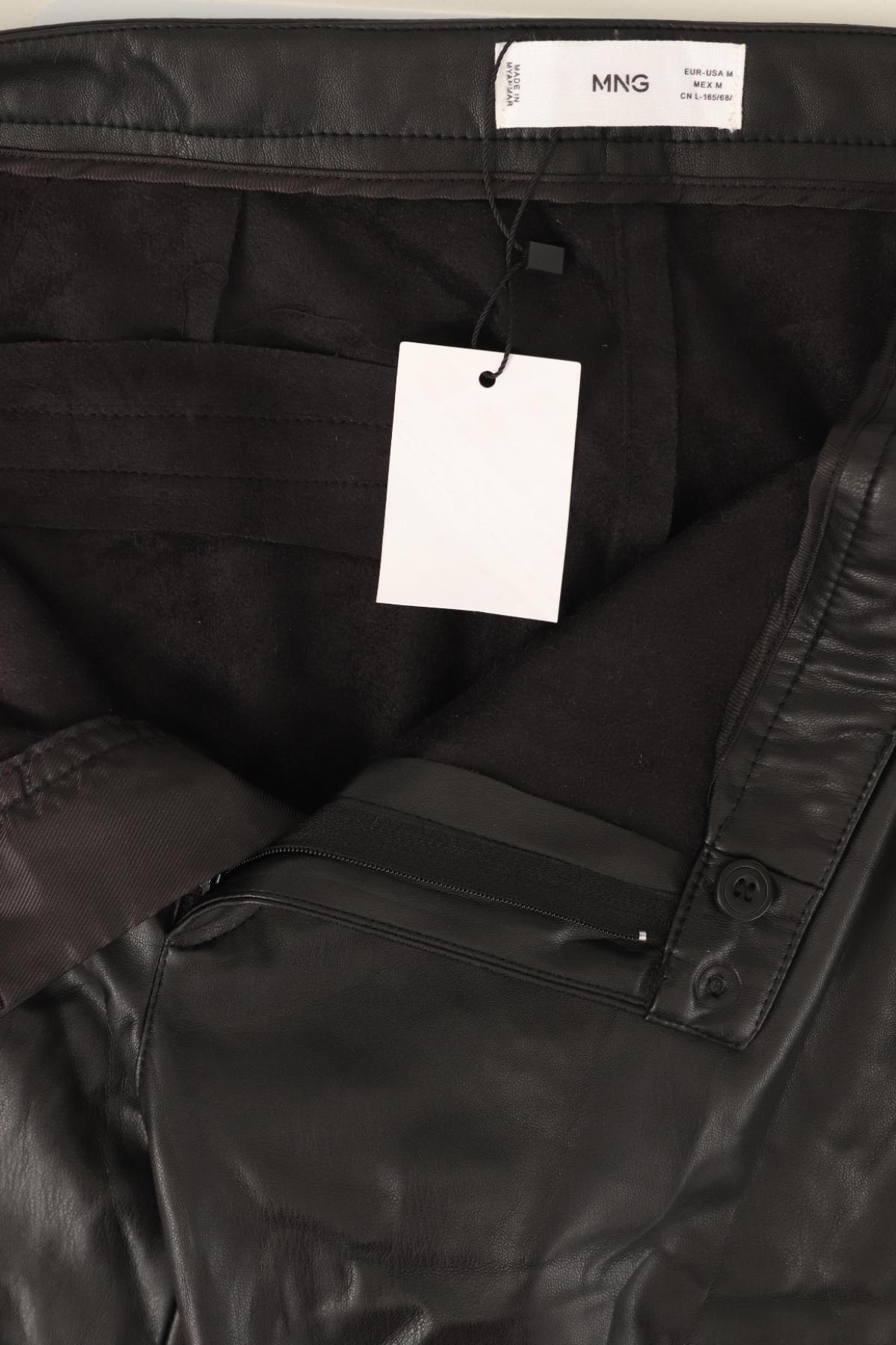 Кожен панталон MANGO4