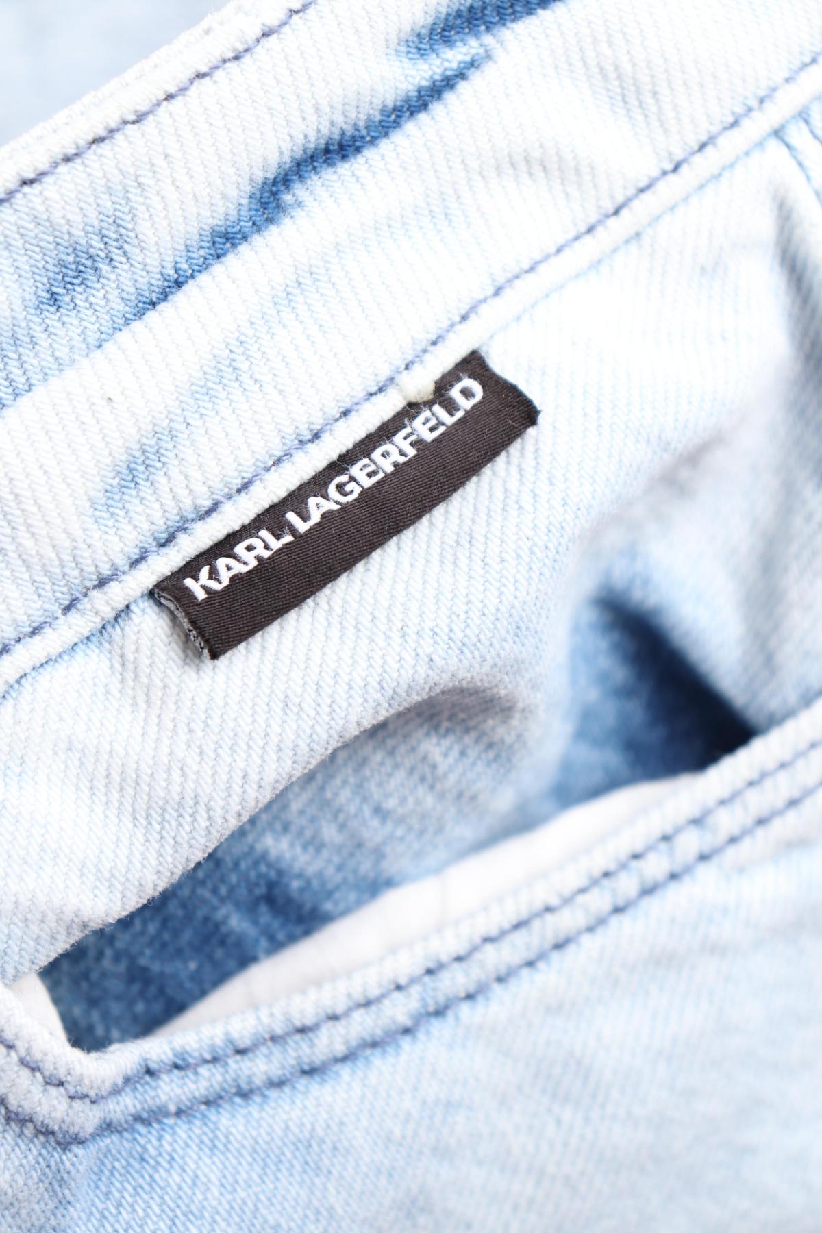 Дънки с висока талия KARL LAGERFELD5