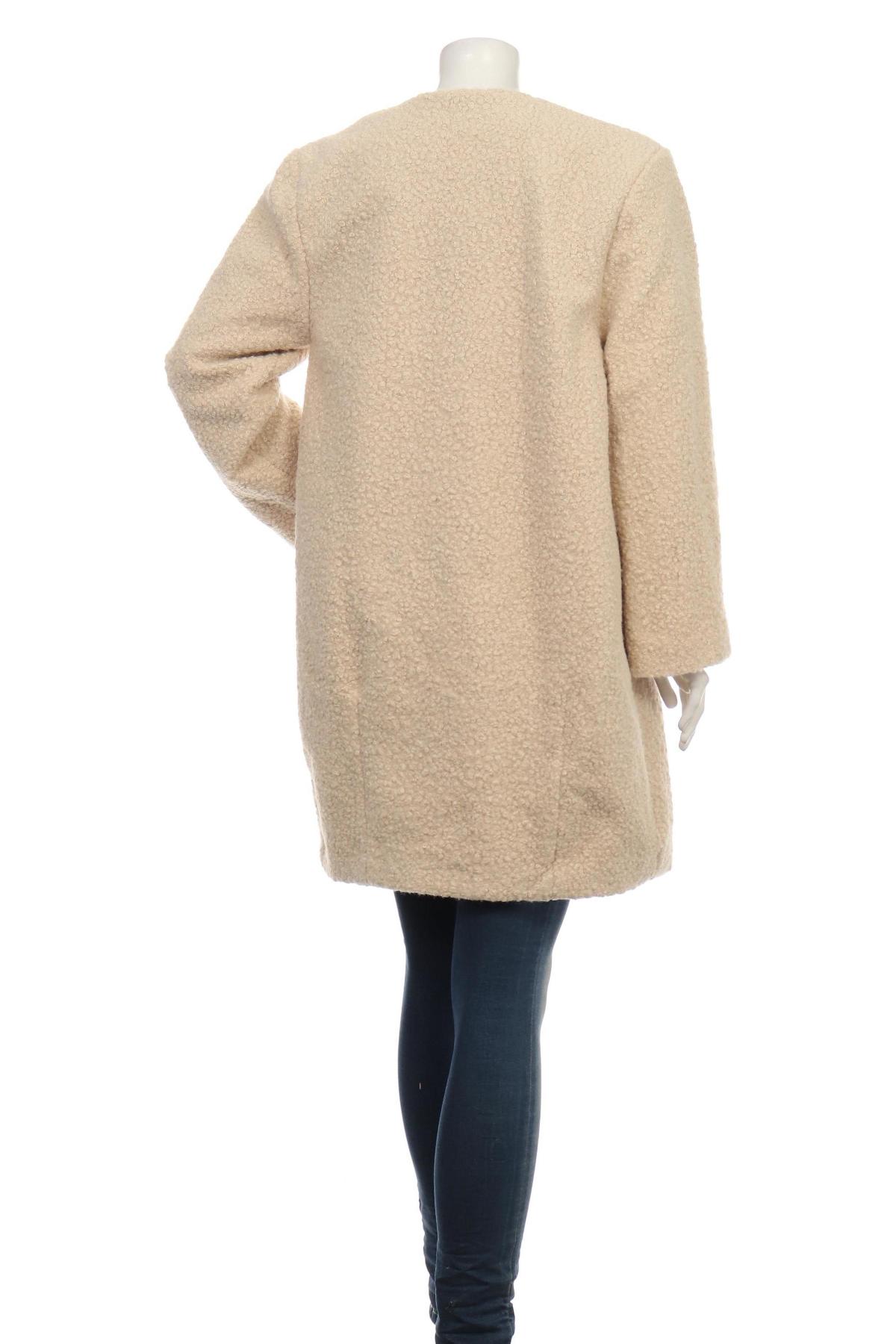 Палто с косъм MANGO2