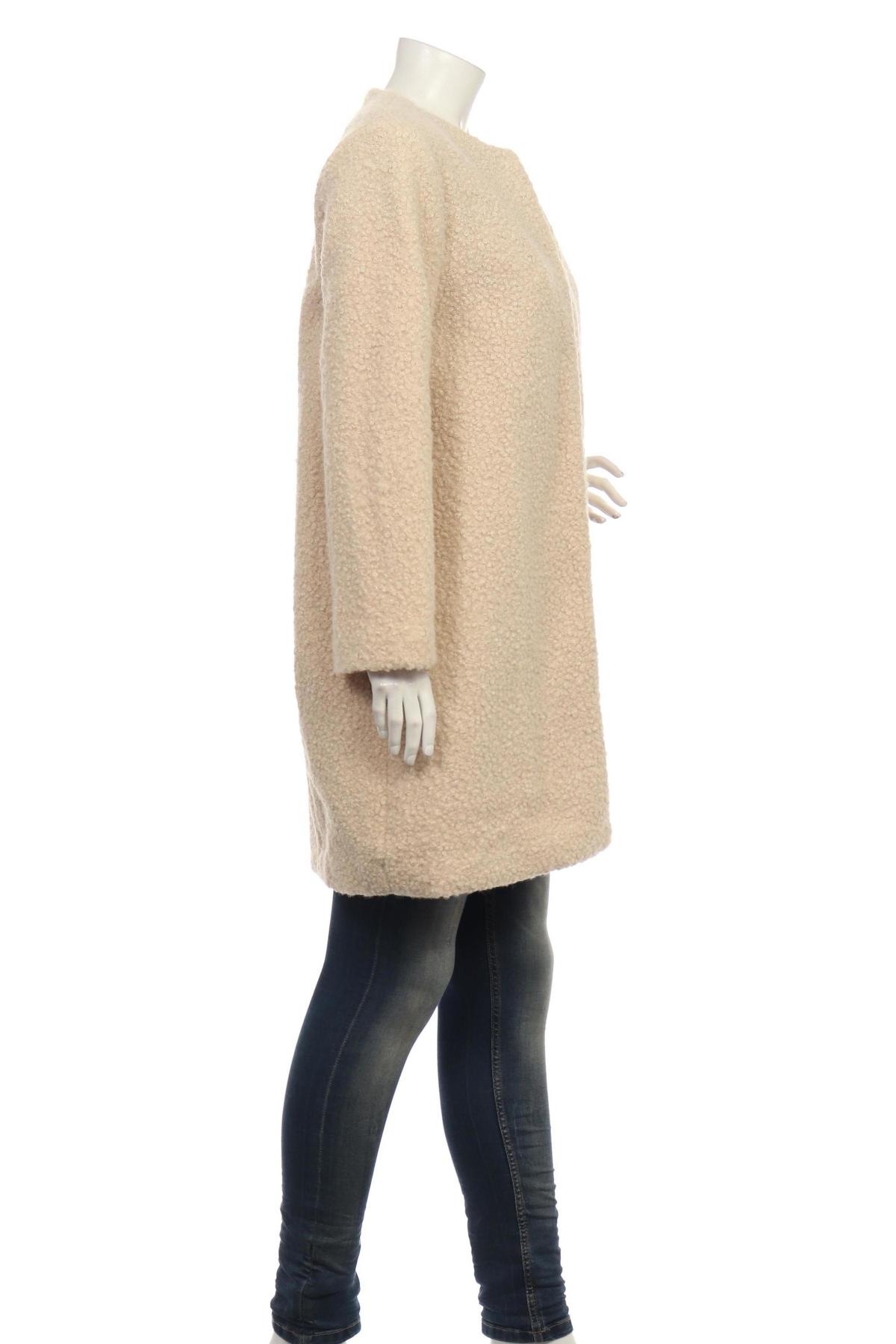 Палто с косъм MANGO3