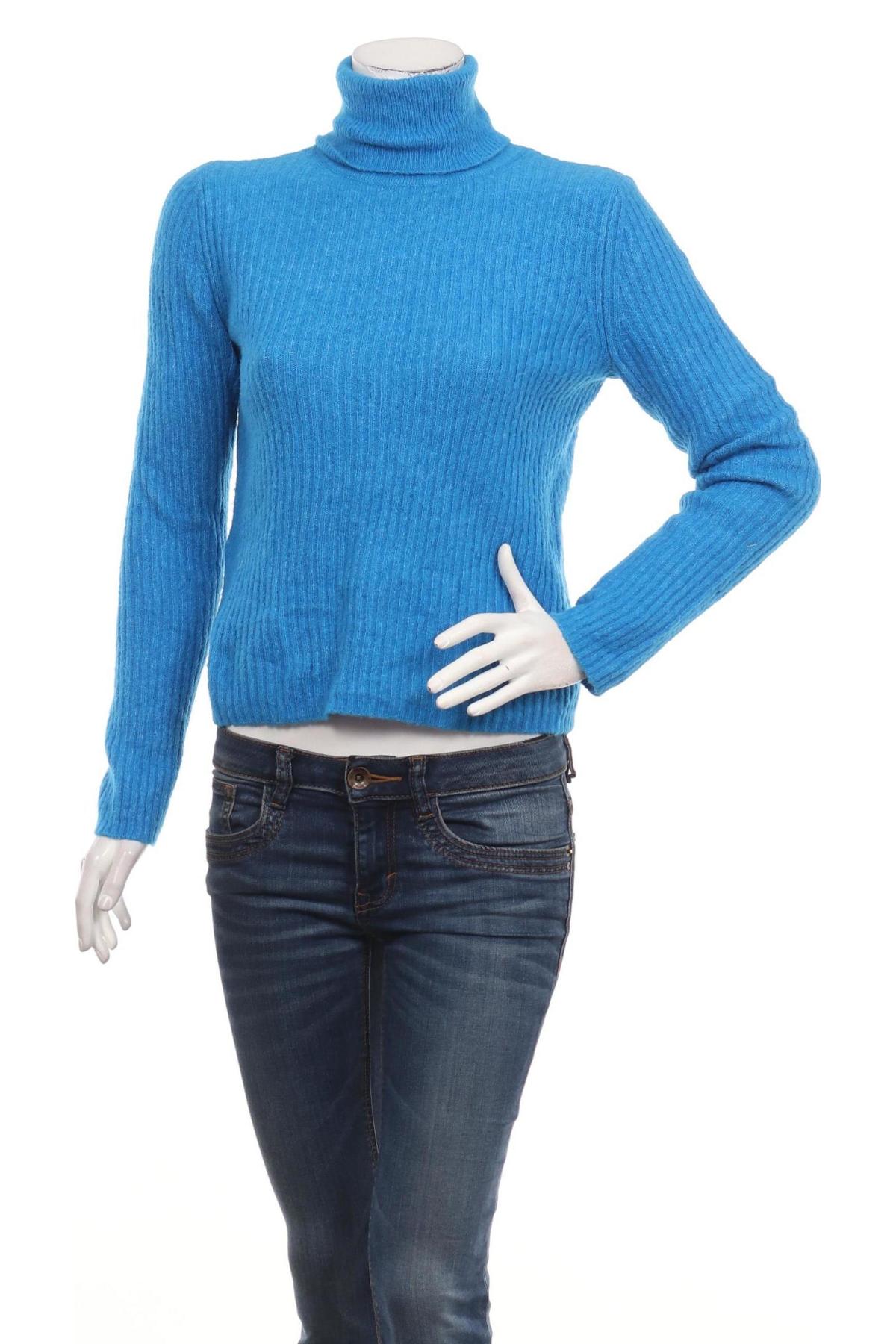 Пуловер с поло яка MNG1