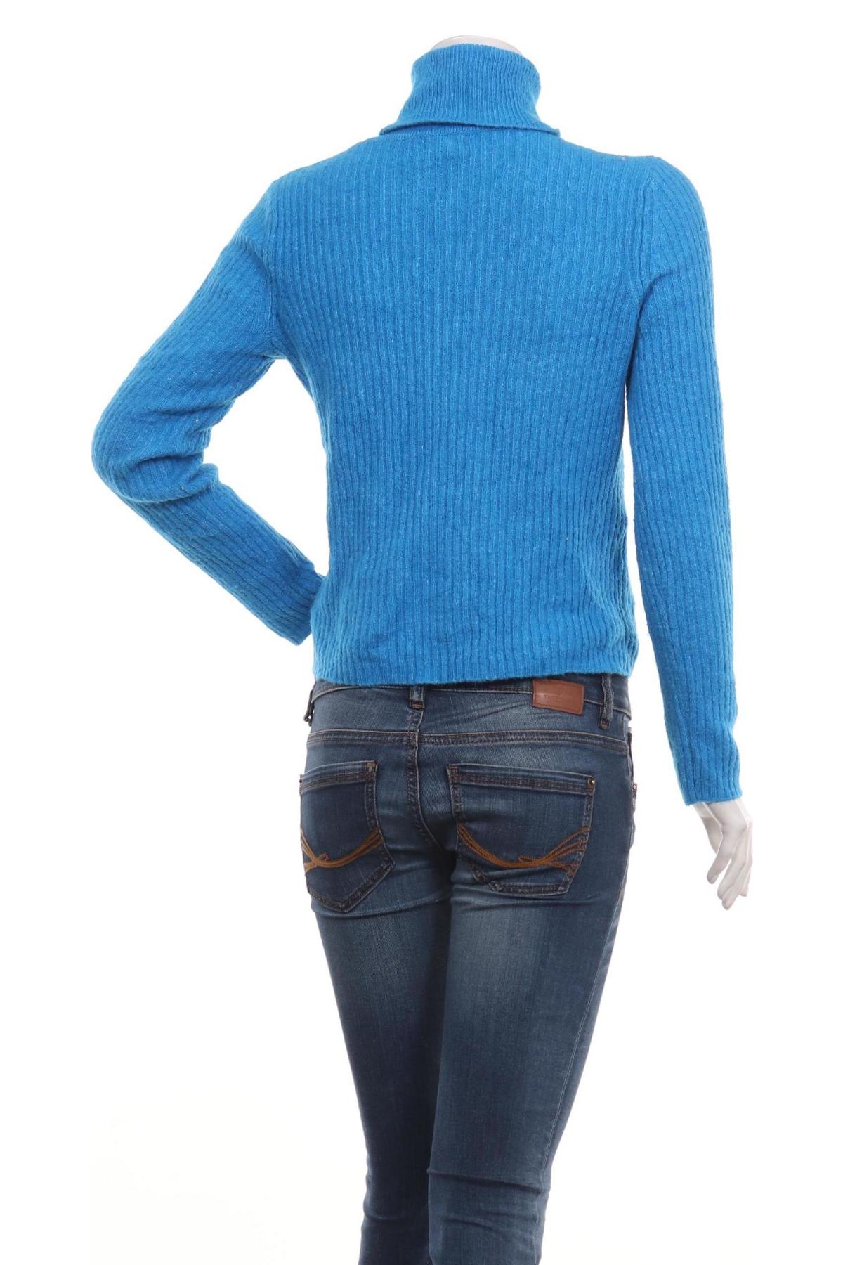 Пуловер с поло яка MNG2