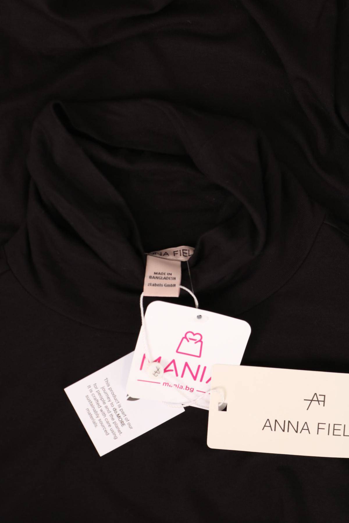 Блуза с поло яка ANNA FIELD3