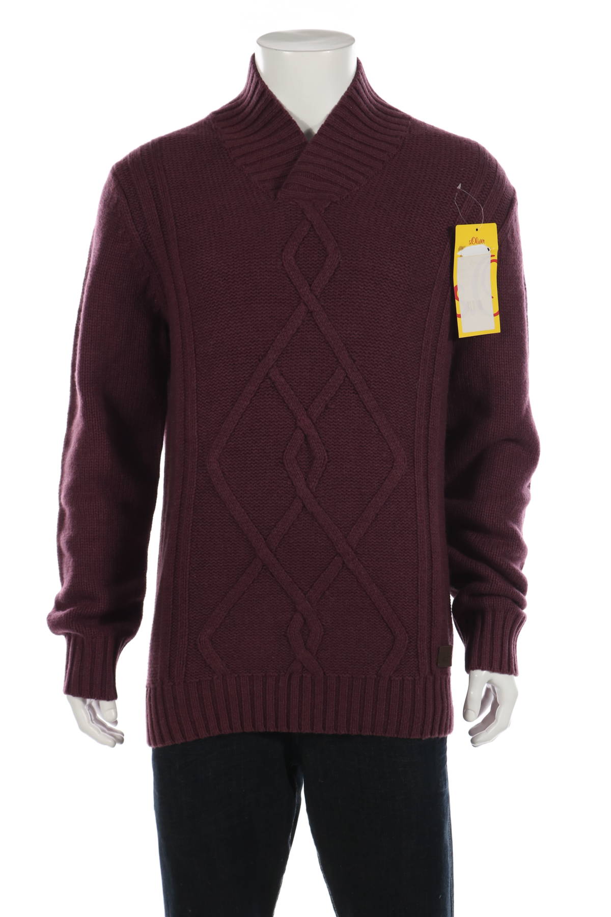 Пуловер с поло яка S.OLIVER1