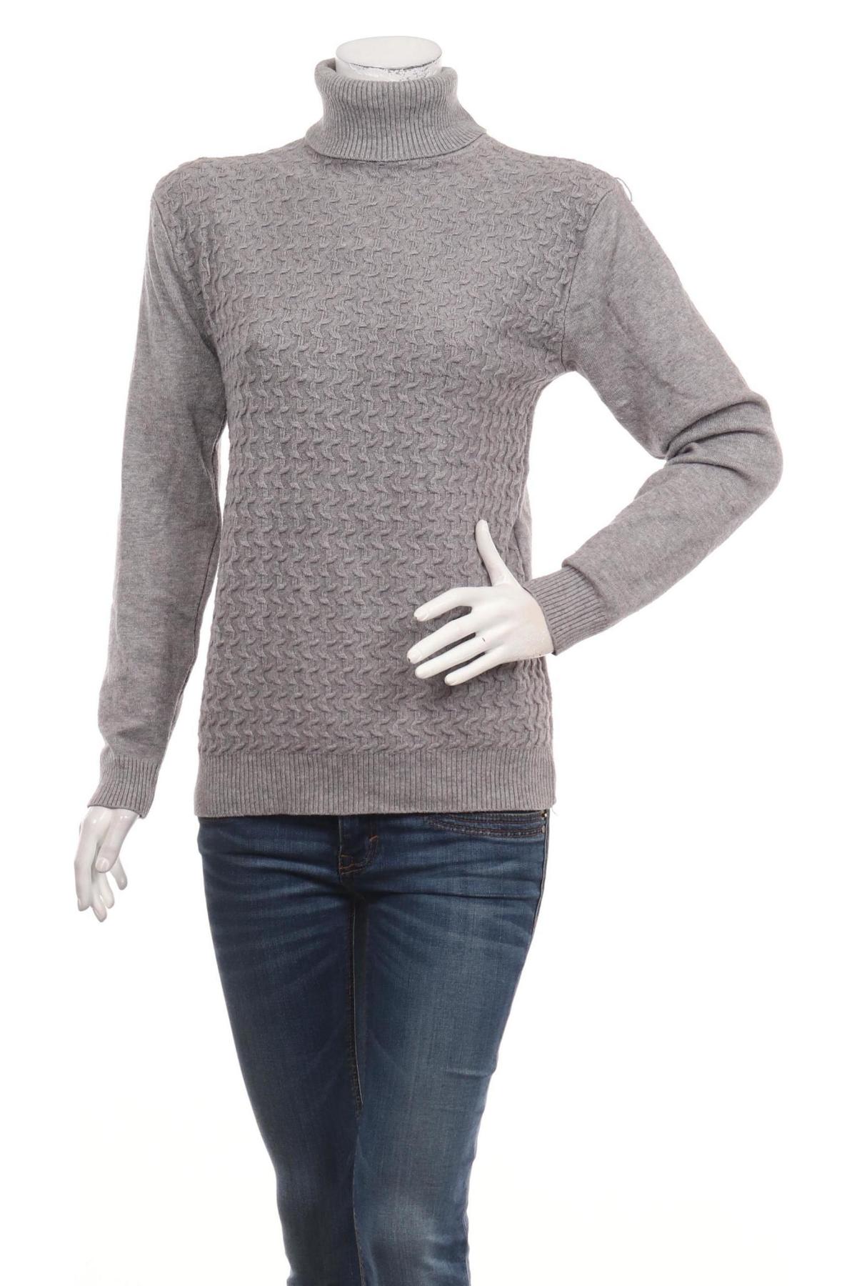 Пуловер с поло яка NO NAME1