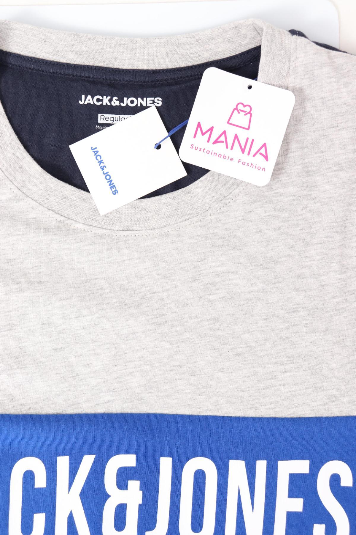Тениска с щампа JACK & JONES3