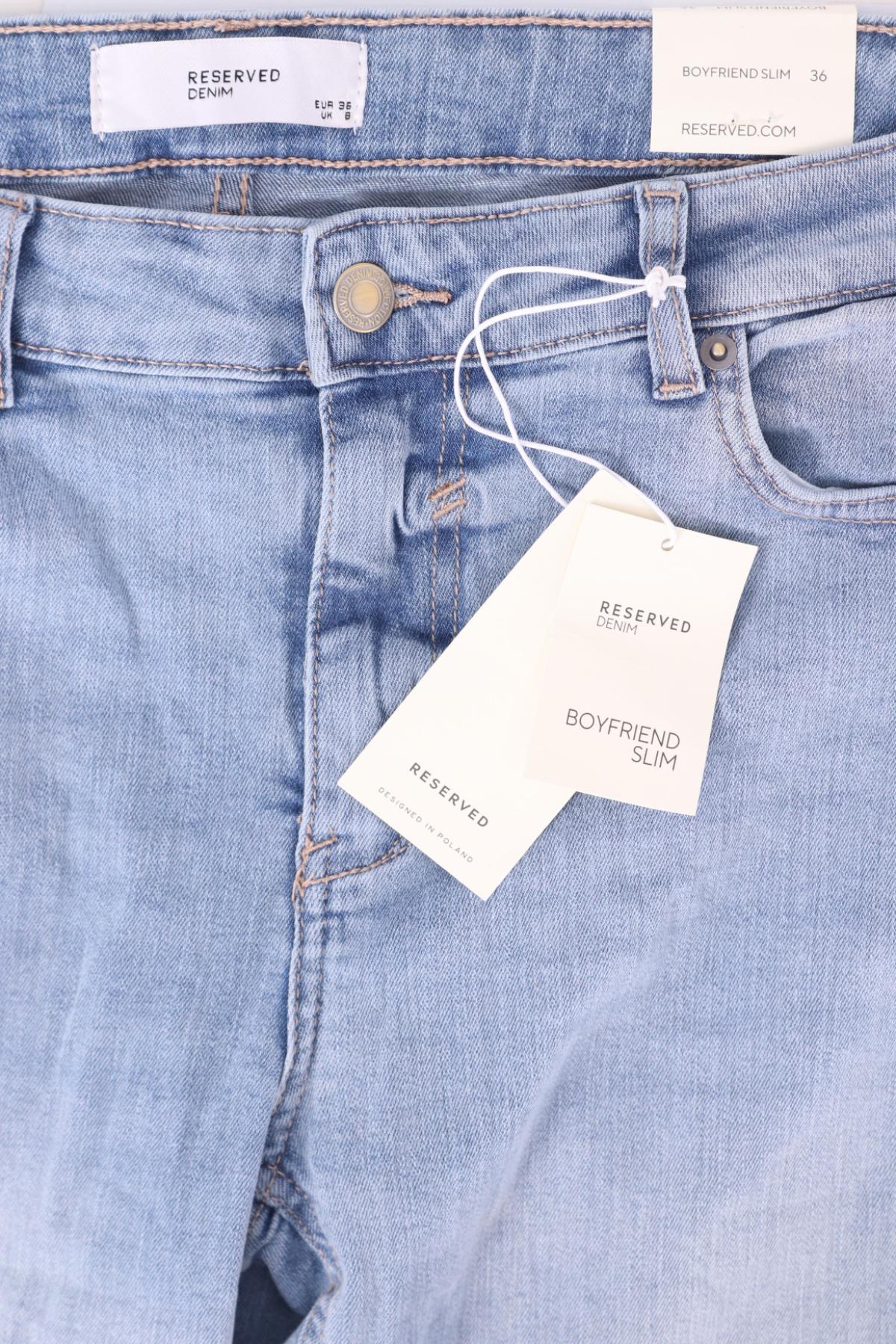 Дънки с висока талия RESERVED4