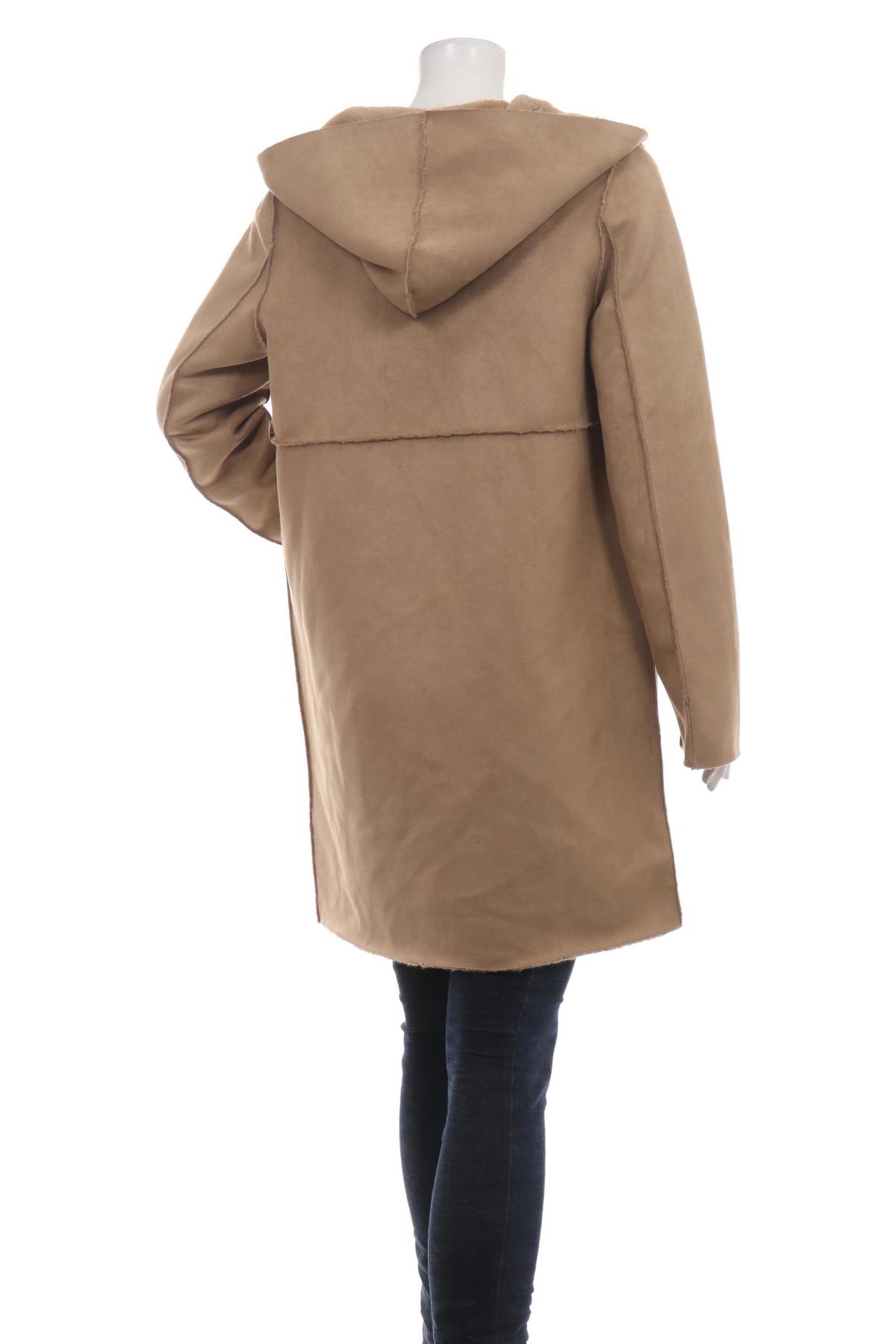 Палто с косъм ZARA4