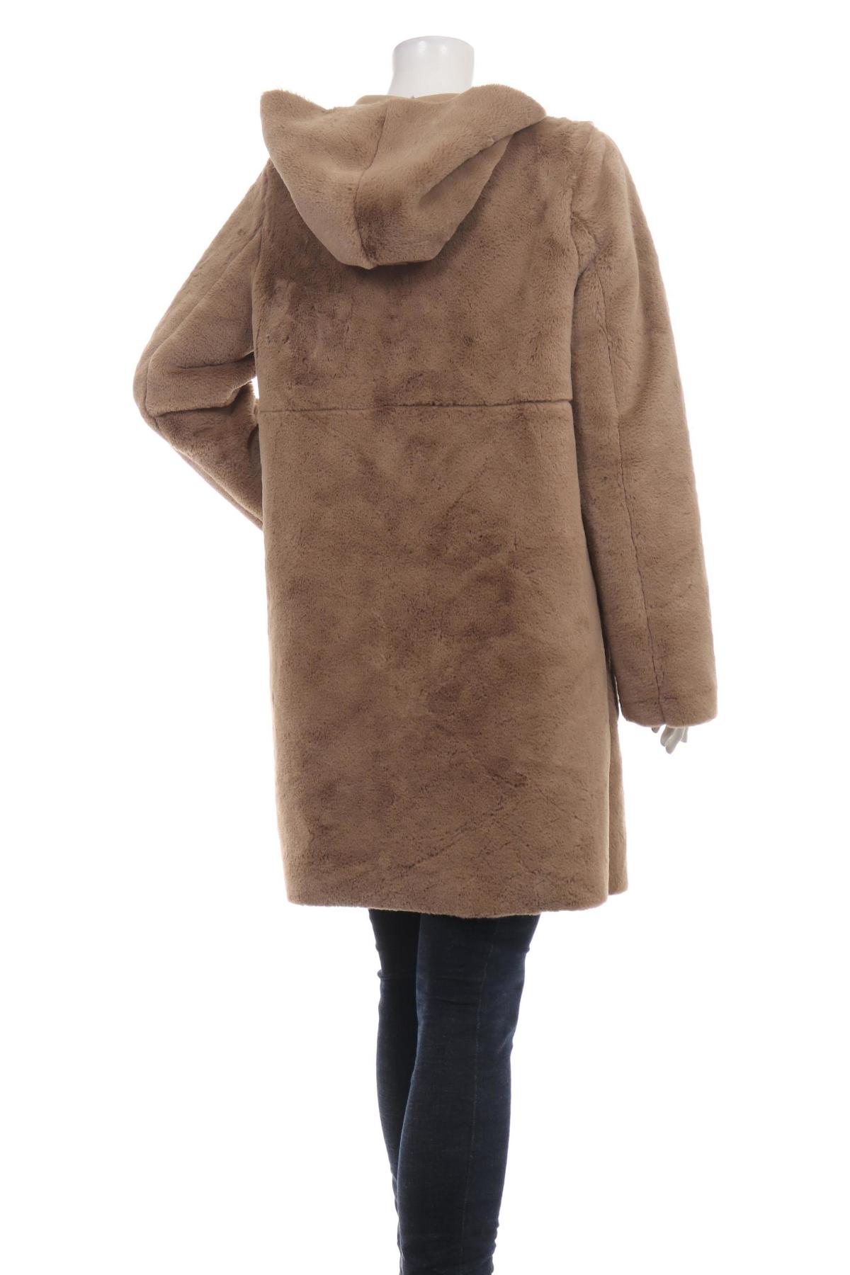 Палто с косъм ZARA5