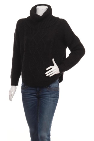 Пуловер с поло яка NO NAME