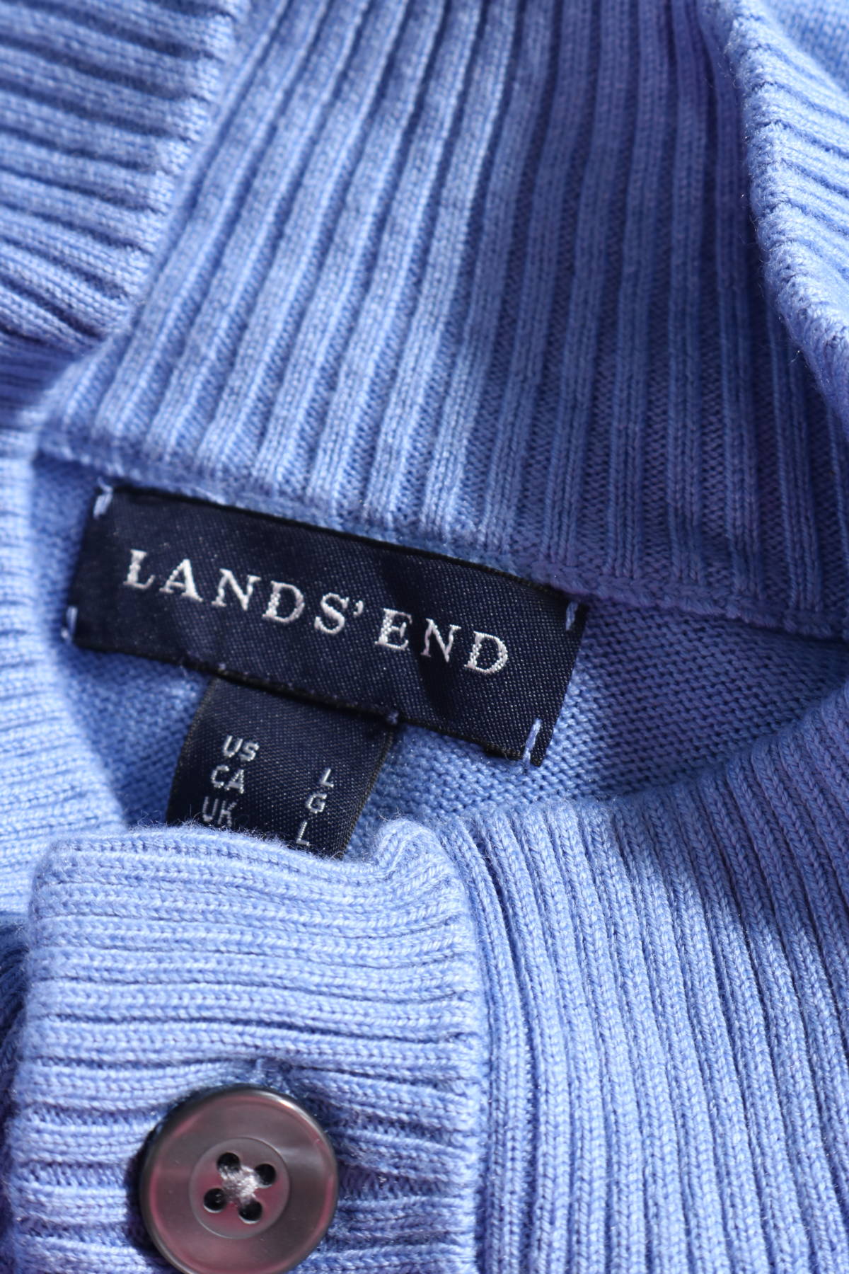 Пуловер с поло яка LANDS' END3