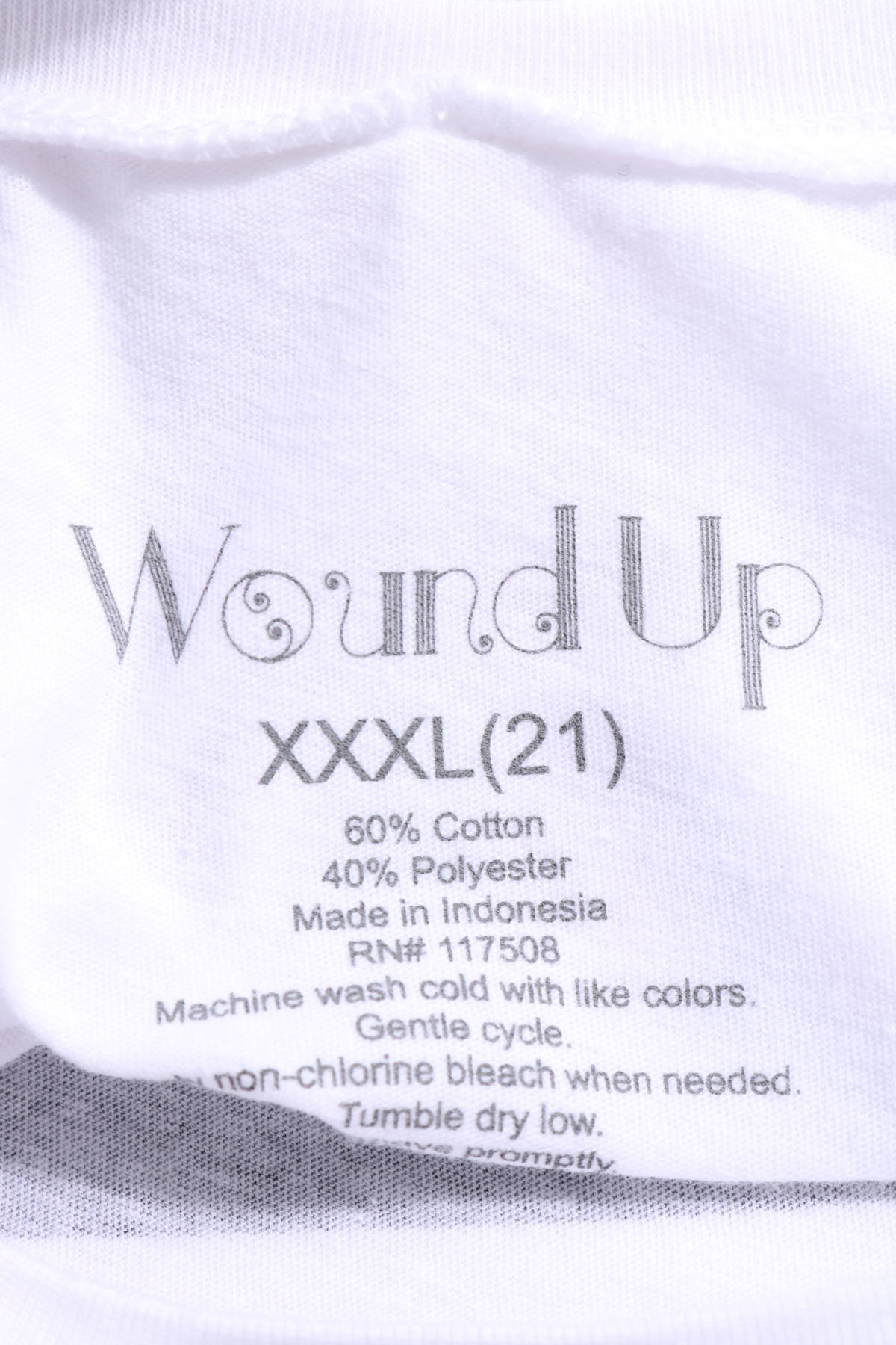 Тениска с щампа WOUND UP3