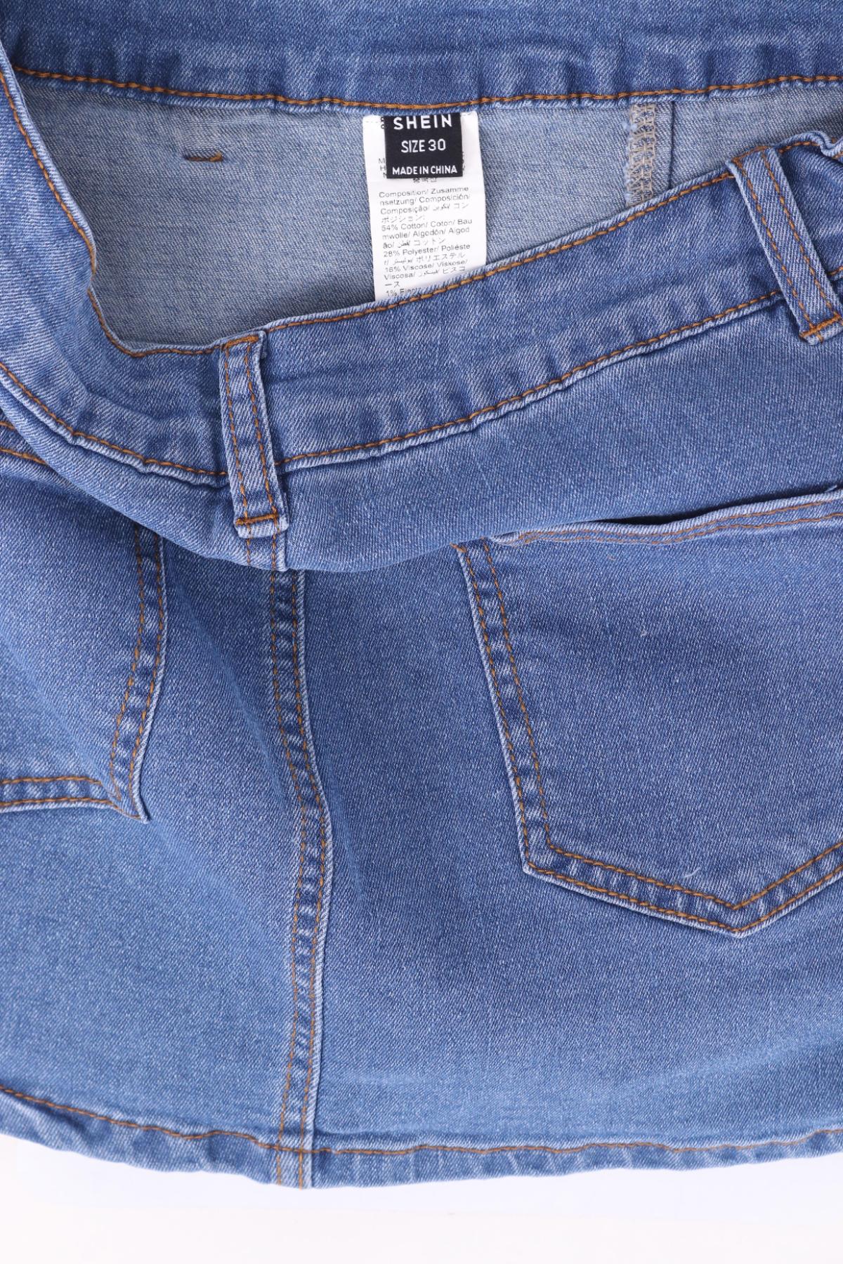 Дънкова пола SHEIN3