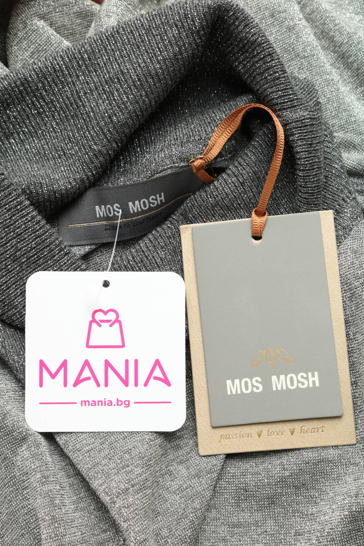 Блуза с поло яка MOS MOSH3
