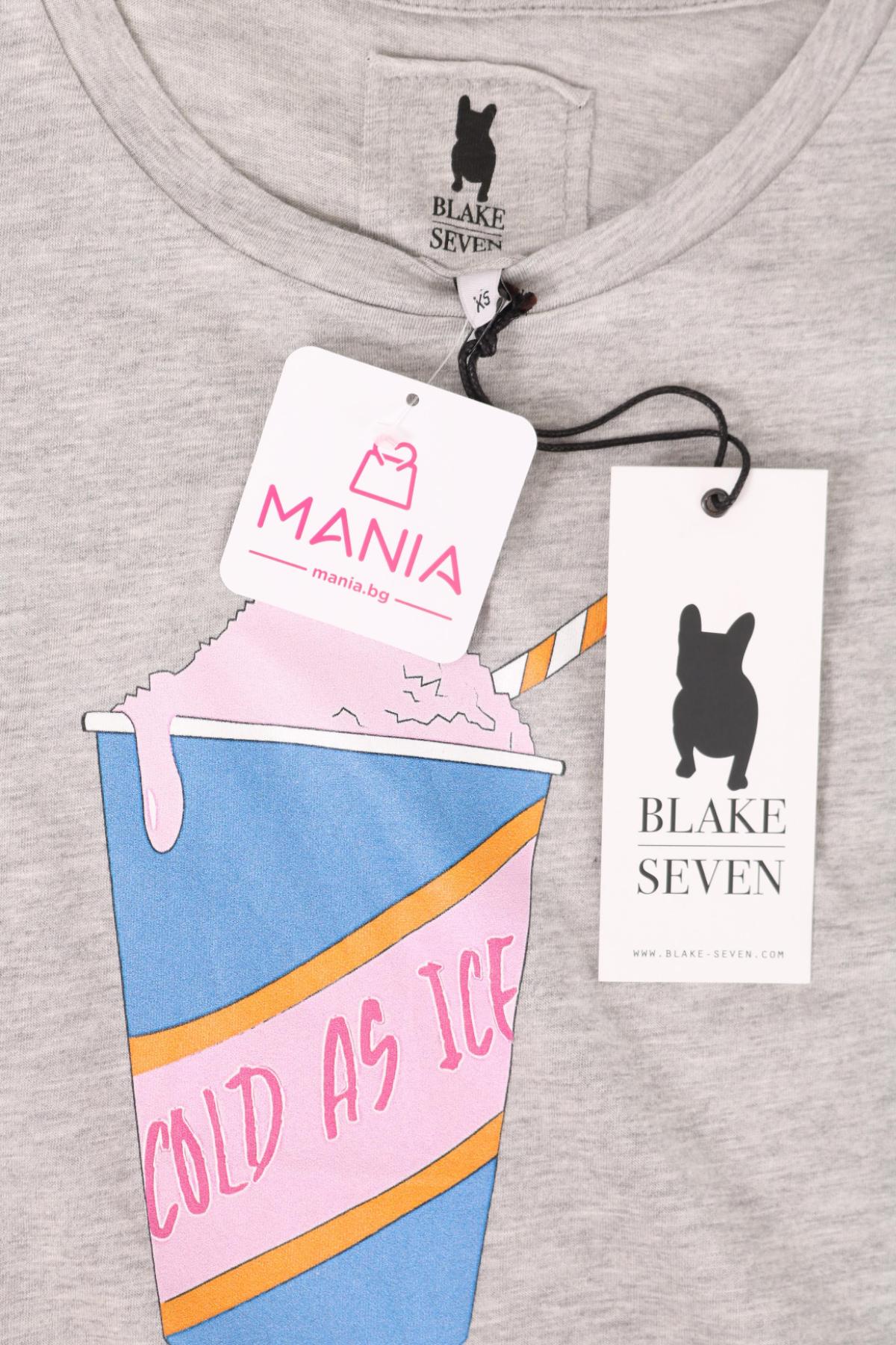 Тениска с щампа BLAKE SEVEN3