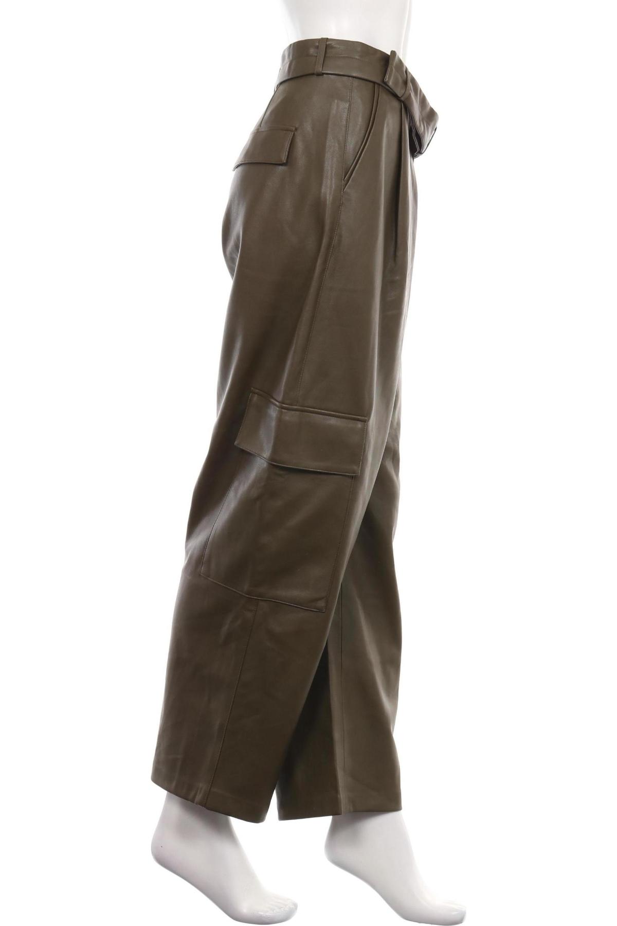 Кожен панталон MANGO3