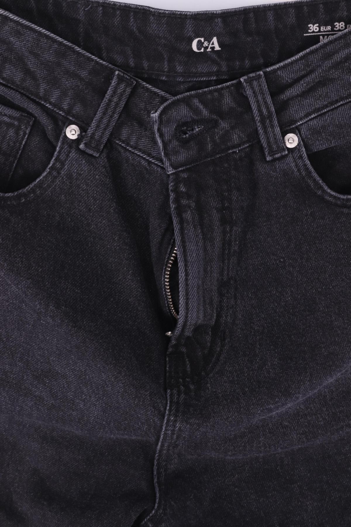 Дънки с висока талия C&A3