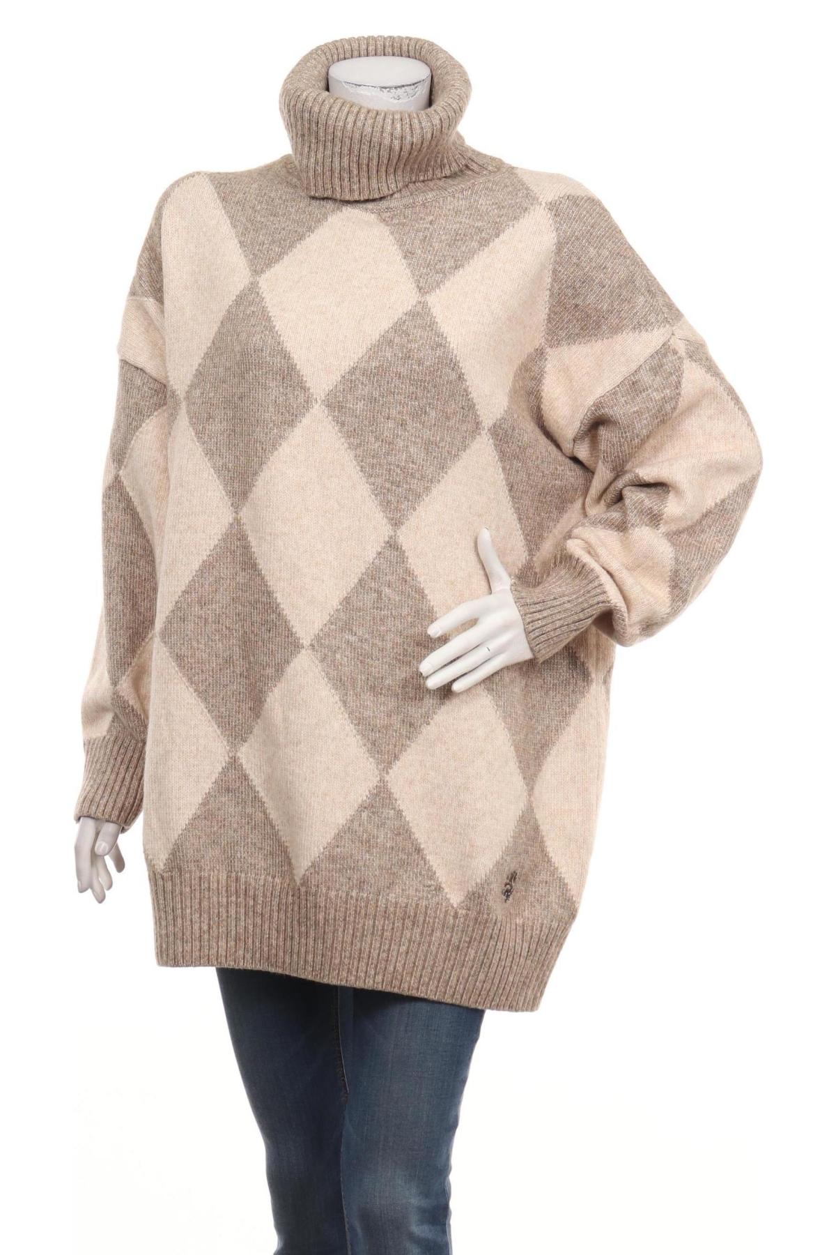 Пуловер с поло яка H&M1