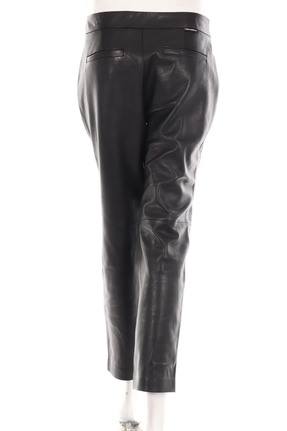 Кожен панталон KARL LAGERFELD2