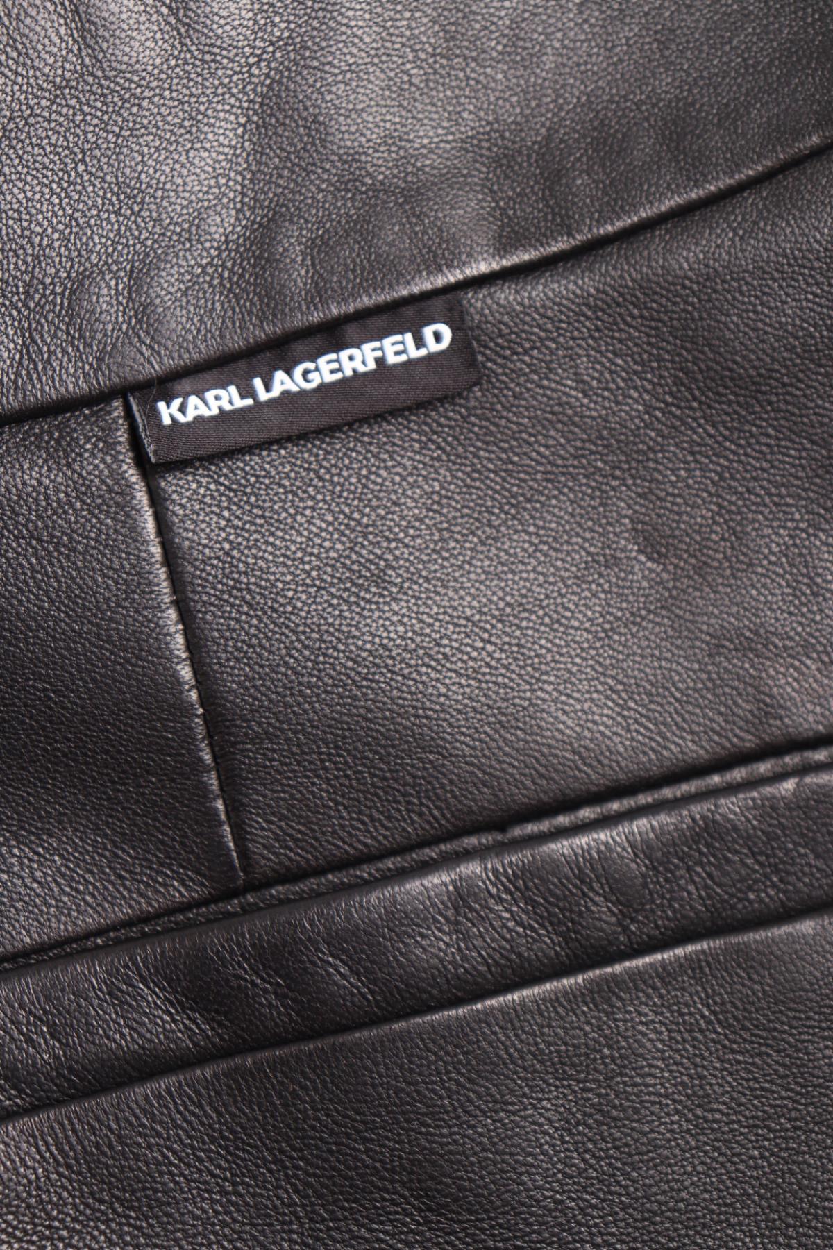 Кожен панталон KARL LAGERFELD5