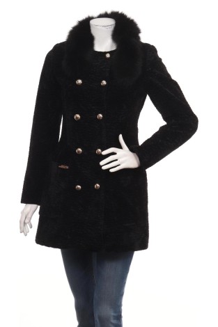 Палто с косъм NO NAME