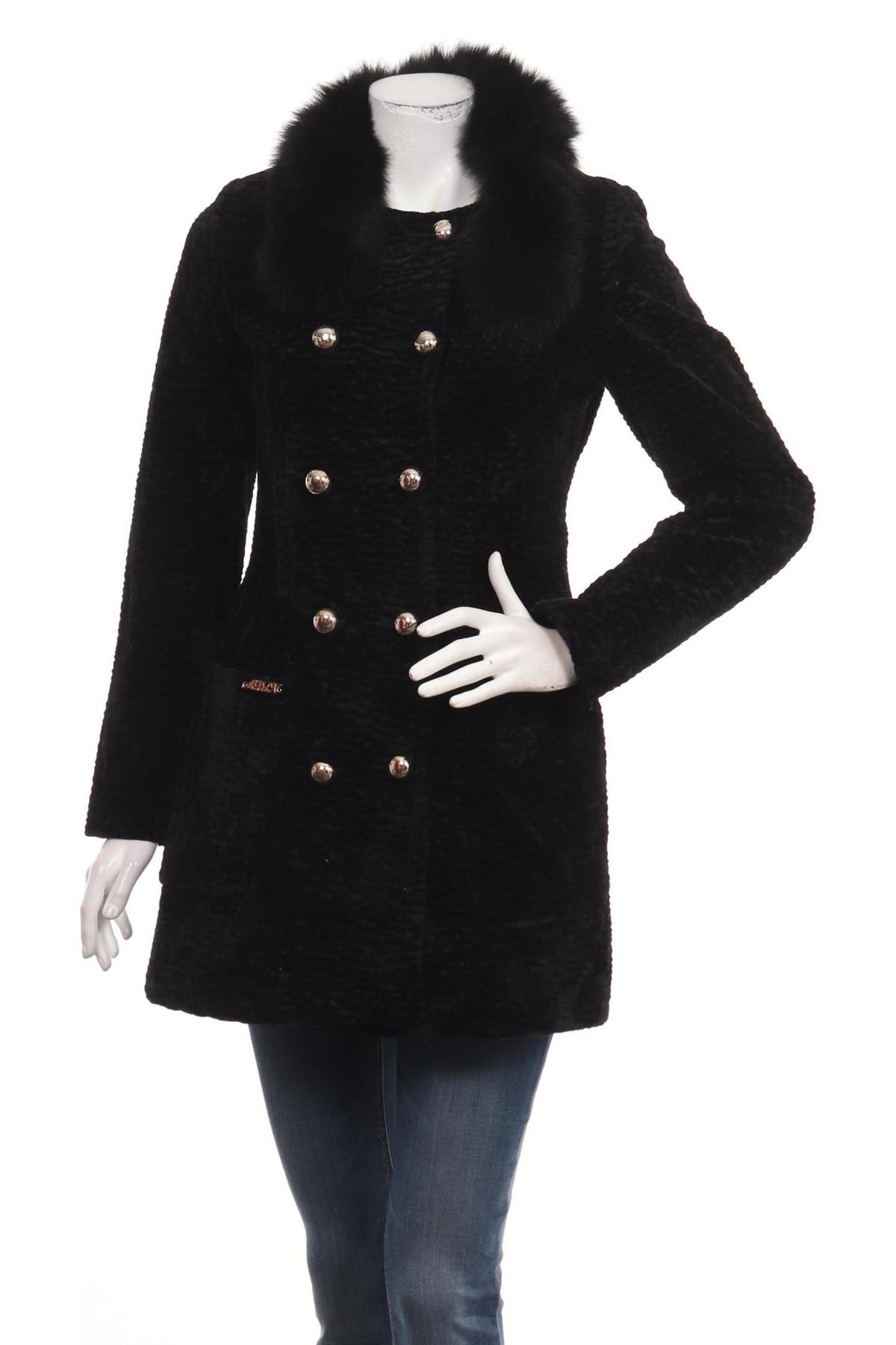 Палто с косъм NO NAME1