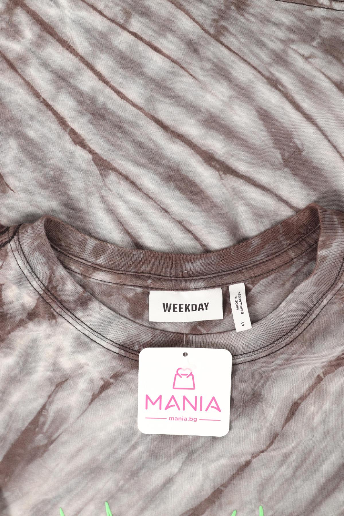 Тениска с щампа WEEKDAY3