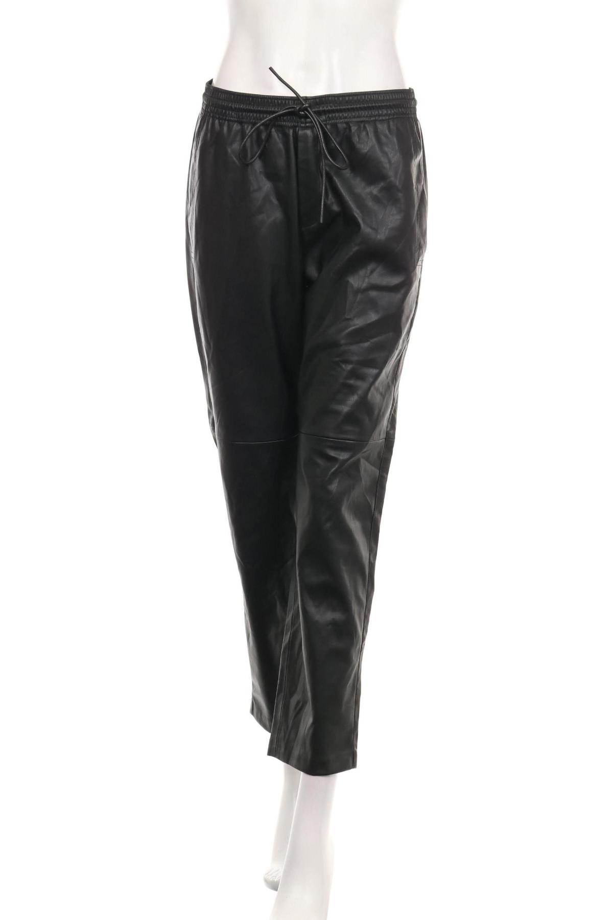 Кожен панталон MANGO1