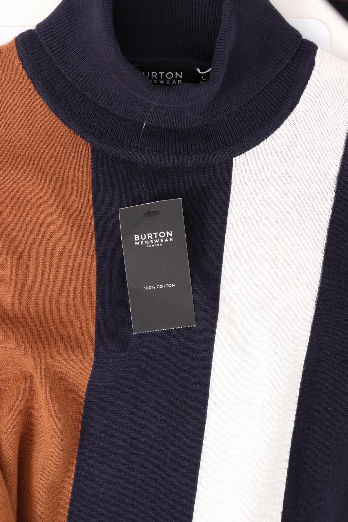 Пуловер с поло яка BURTON MENSWEAR LONDON3
