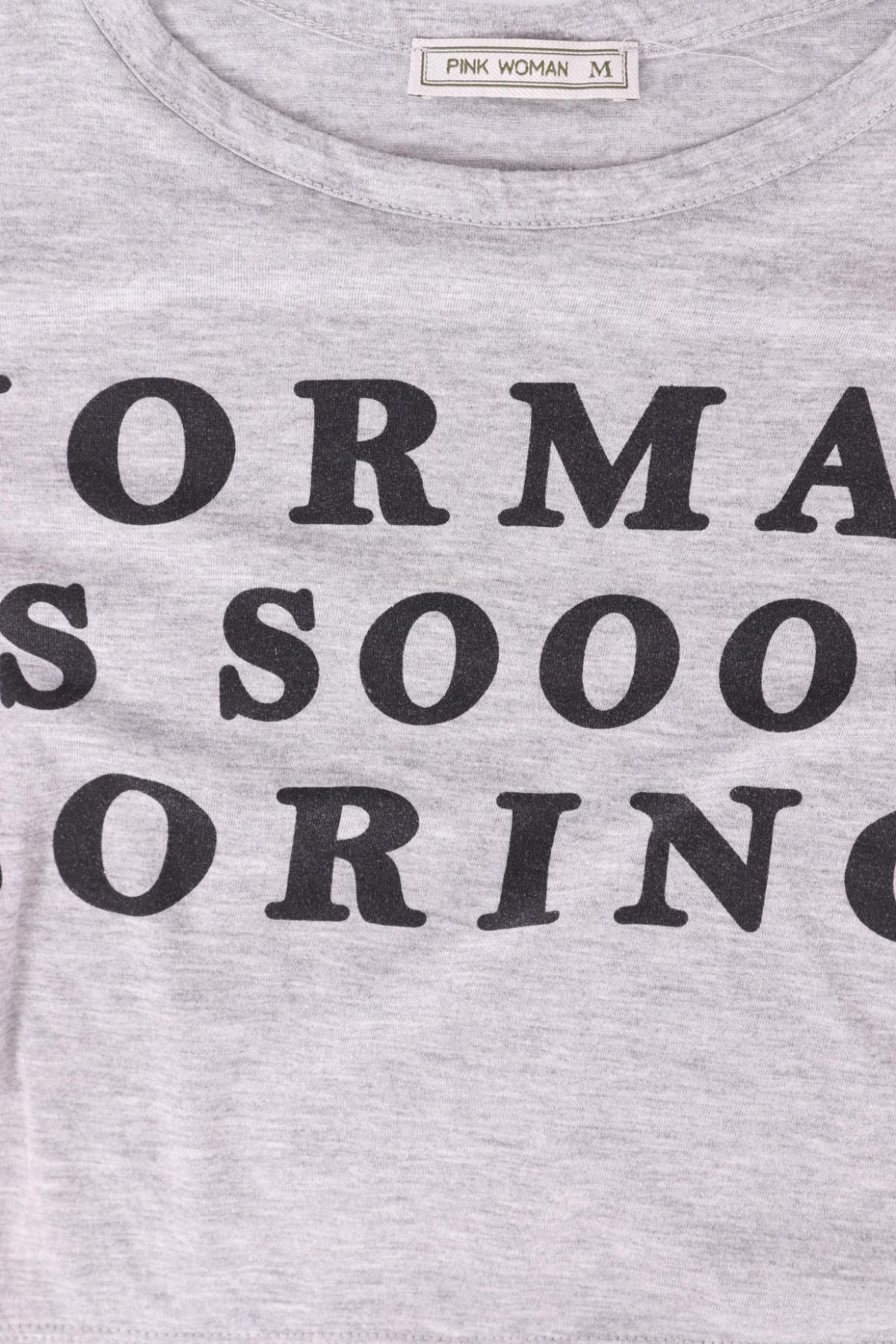 Тениска с щампа PINK WOMAN3