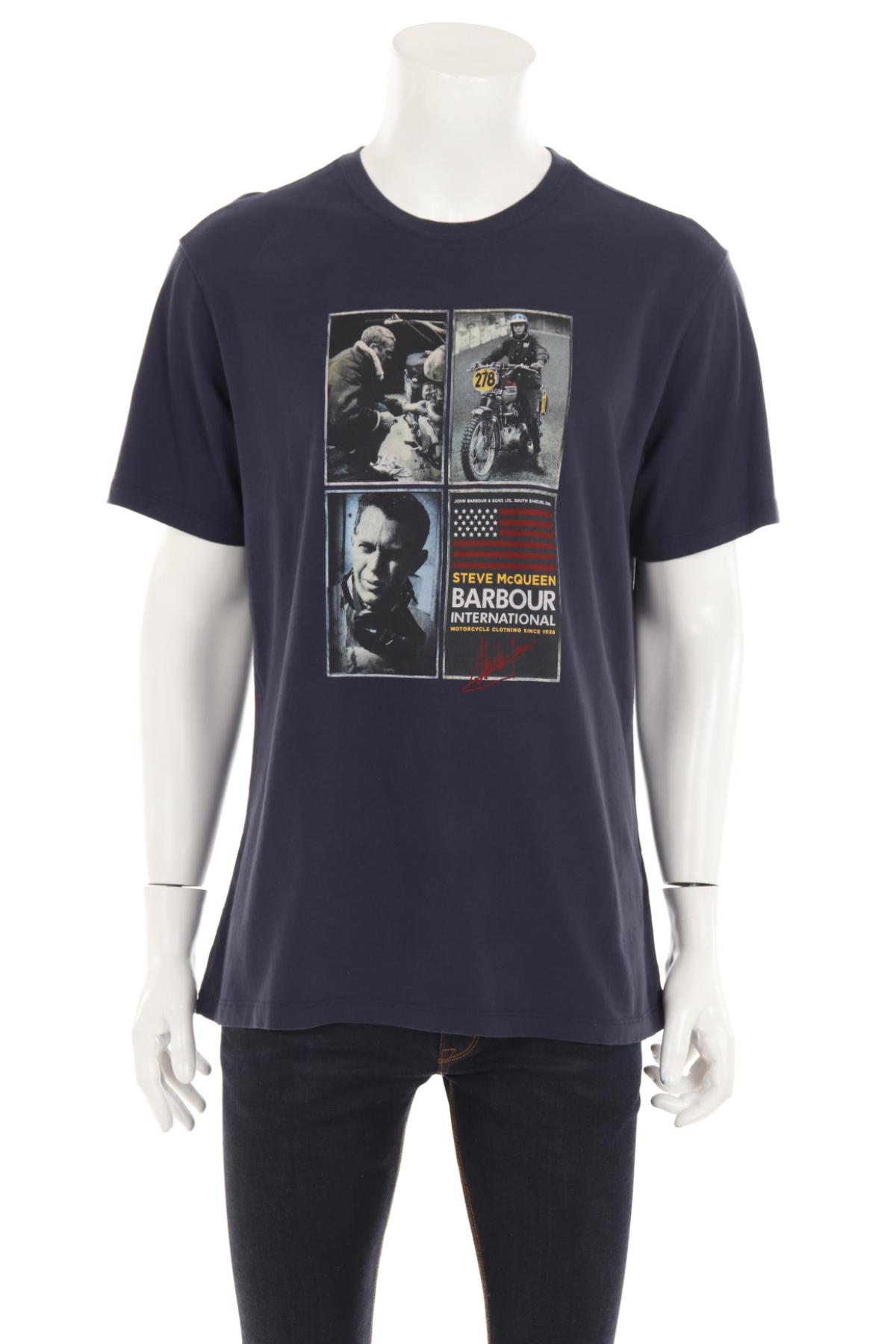 Тениска с щампа BARBOUR1