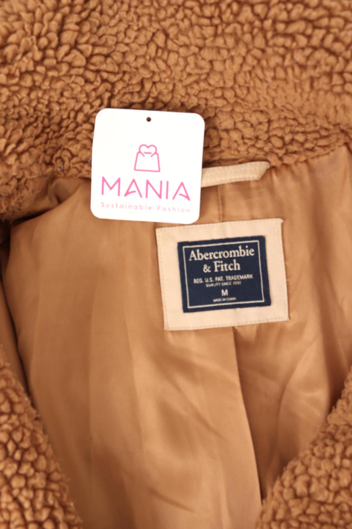 Палто с косъм ABERCROMBIE & FITCH3