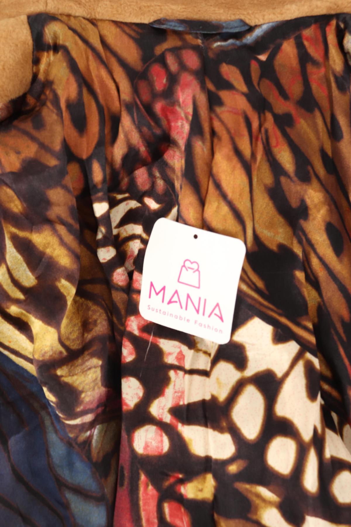 Палто с косъм NO NAME3