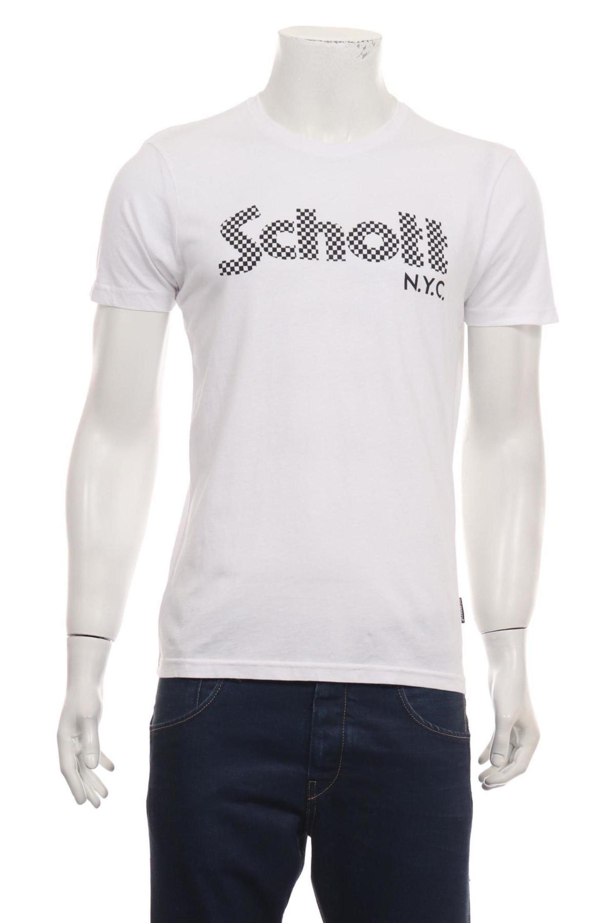 Тениска с щампа SCHOTT NYC1