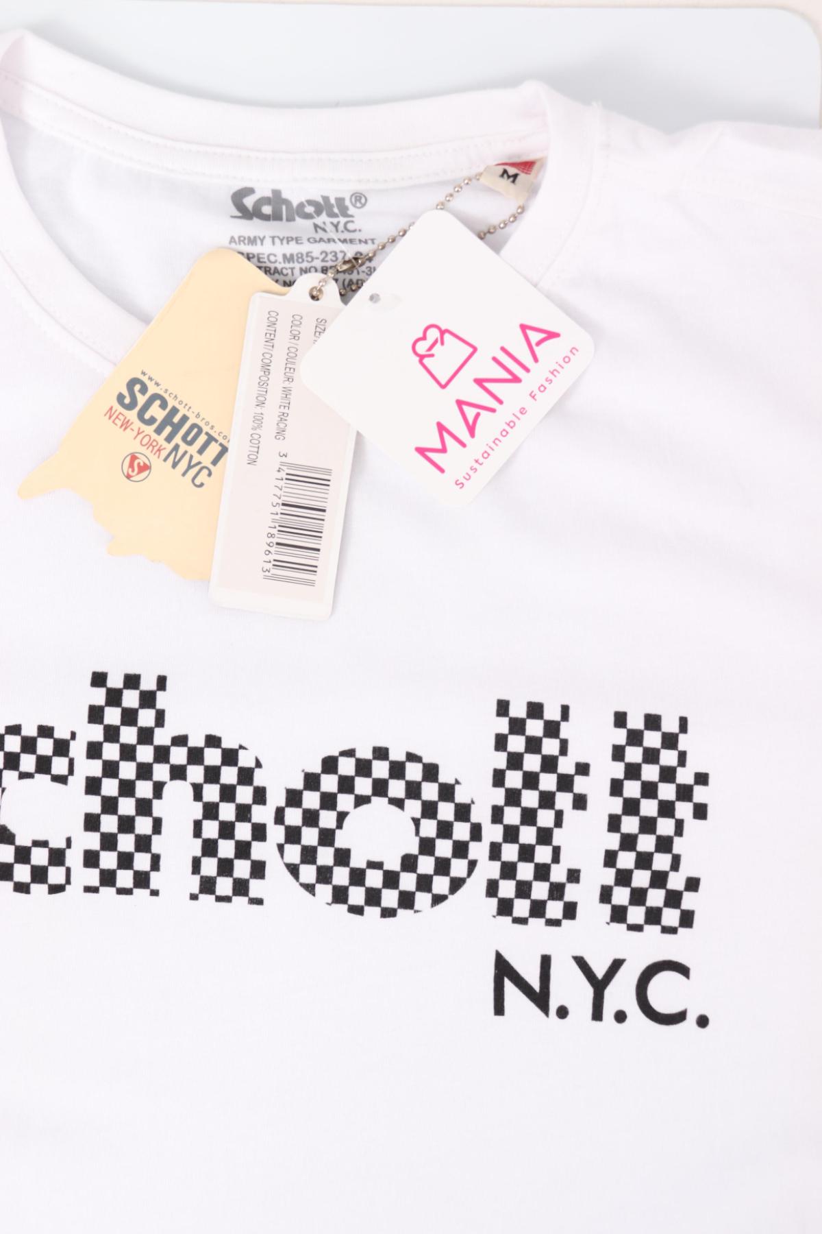 Тениска с щампа SCHOTT NYC3