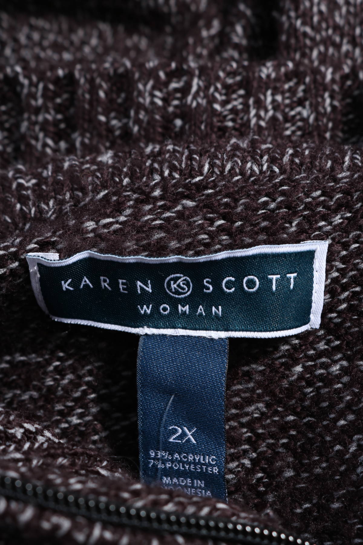 Пуловер с поло яка KAREN SCOTT3