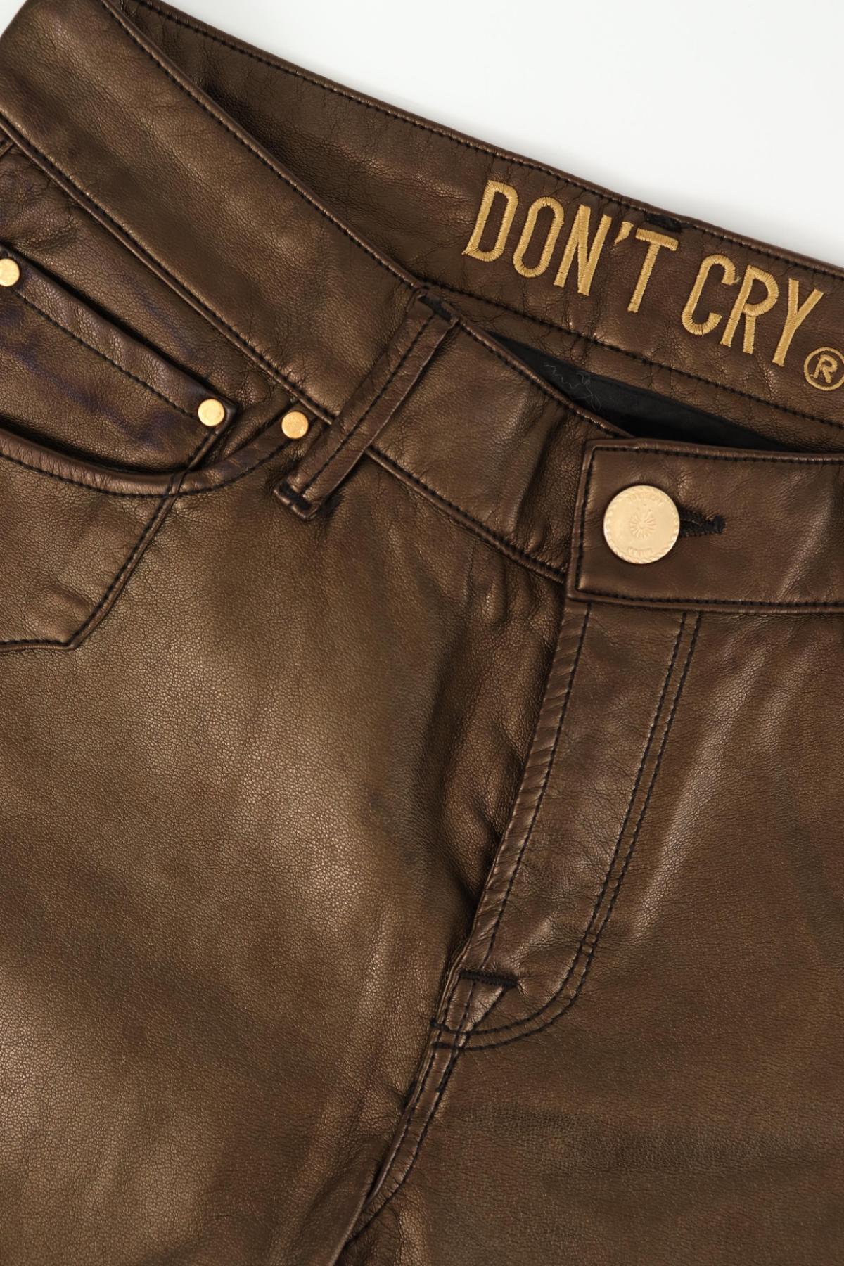 Кожен панталон DONT CRY5