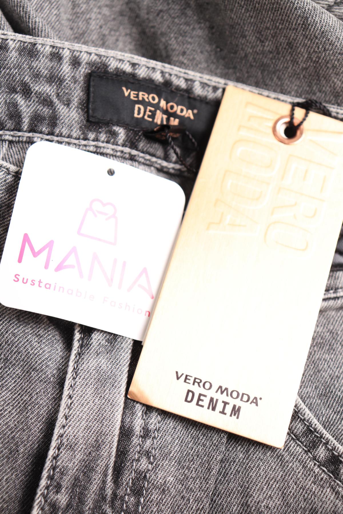 Дънки с висока талия VERO MODA3