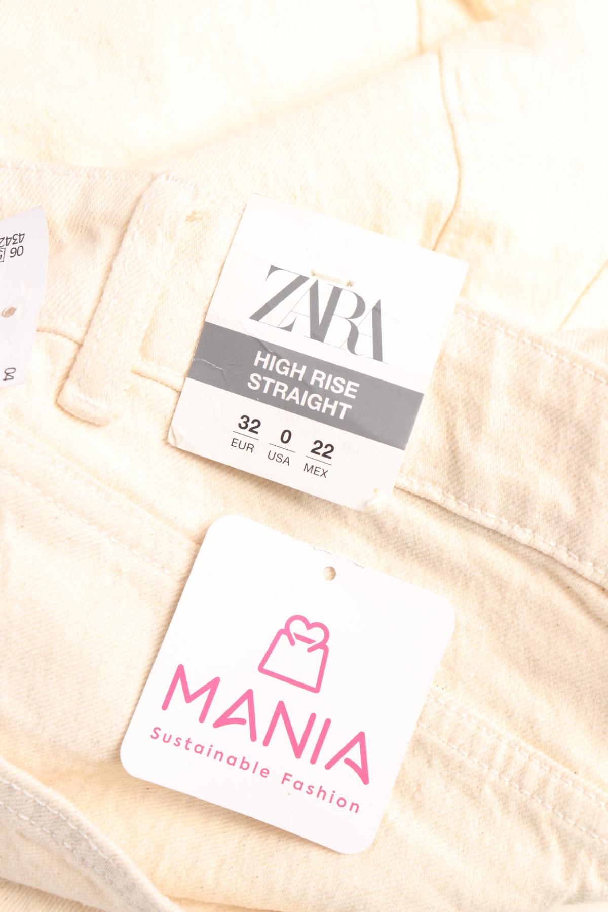 Дънки с висока талия ZARA3